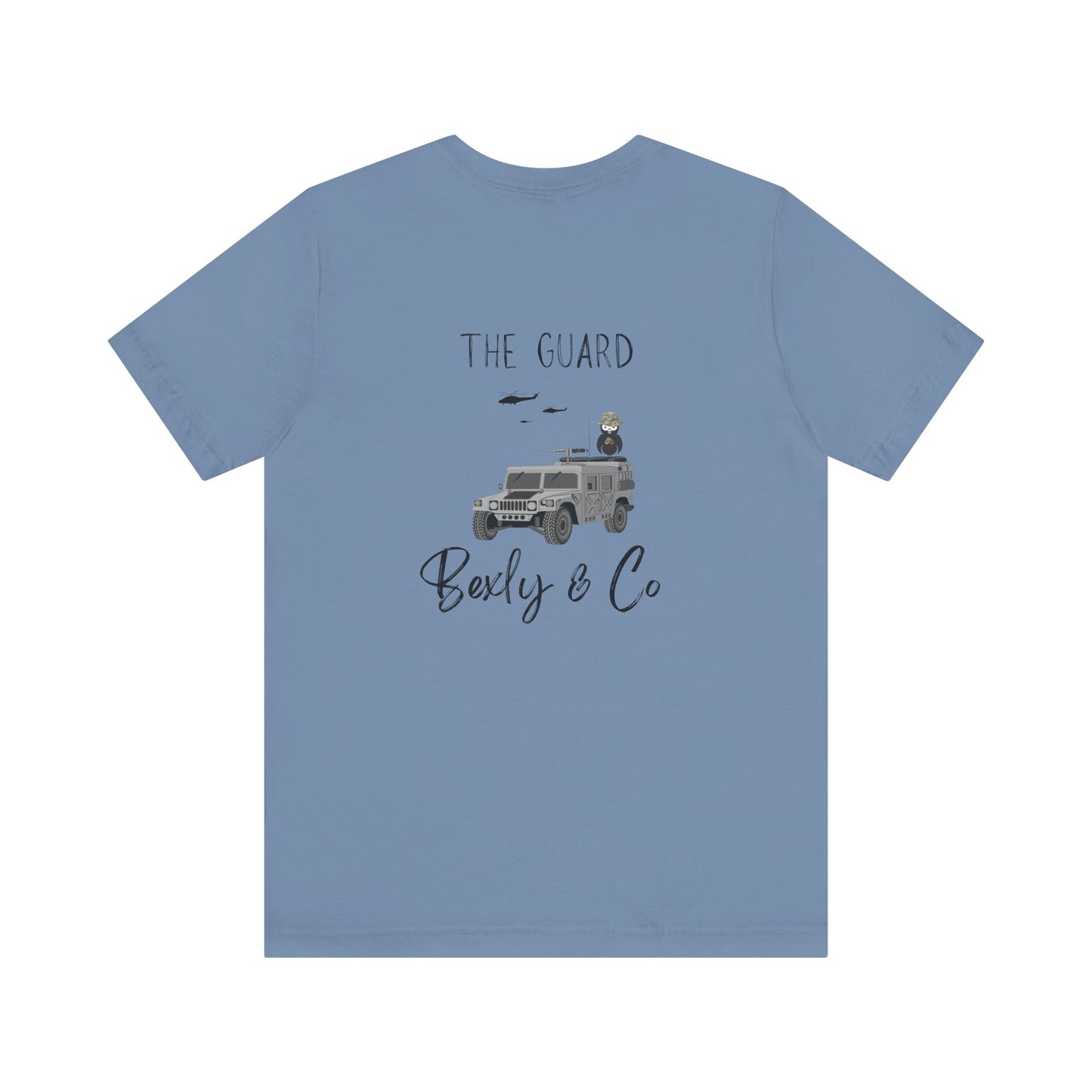 Unisex Short Sleeve Tee - The Guard Design for Adventure Lovers