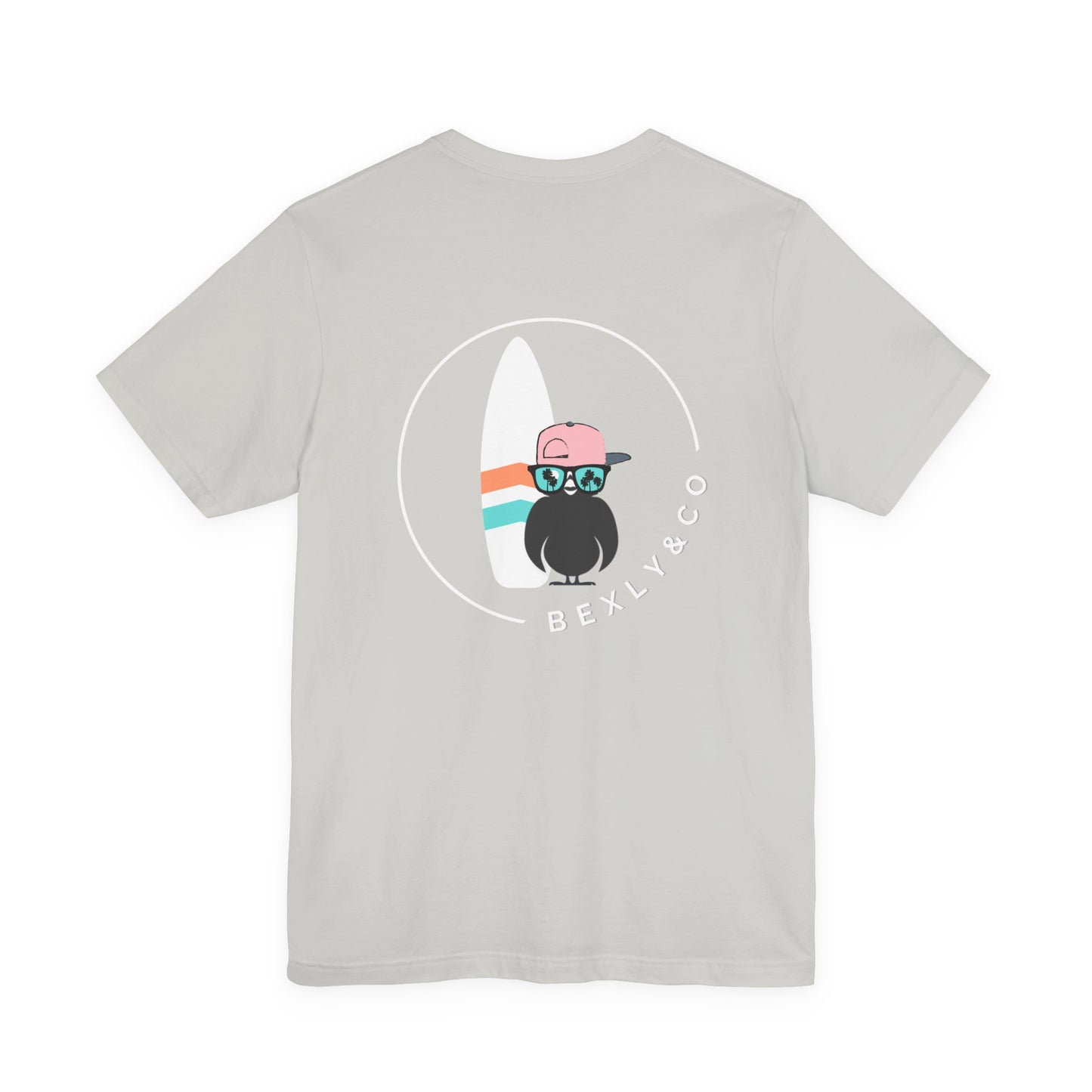 Unisex Stylish Tee- Surfer White Board