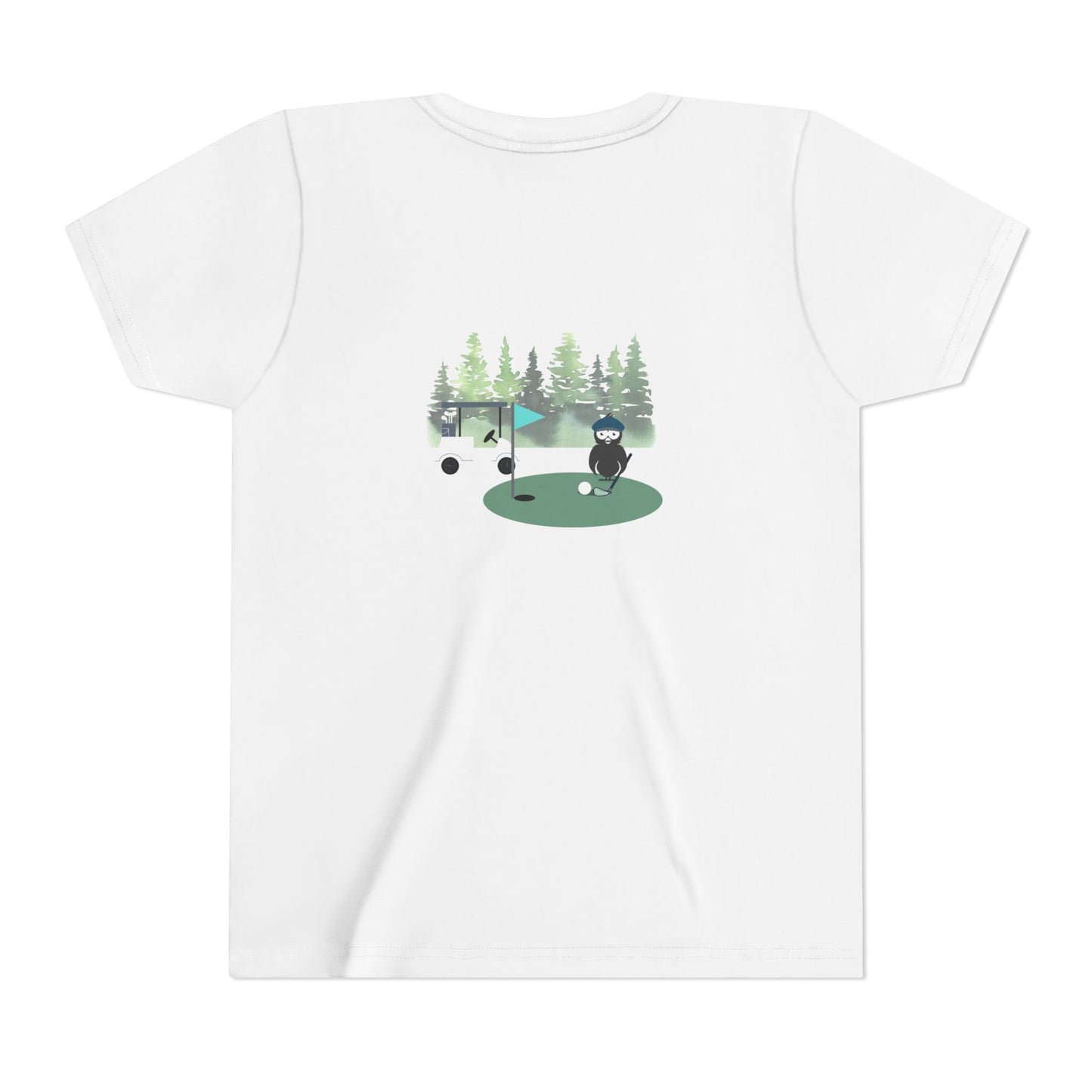 Youth Golf Cart Tee - Fun Short Sleeve T-Shirt for Kids