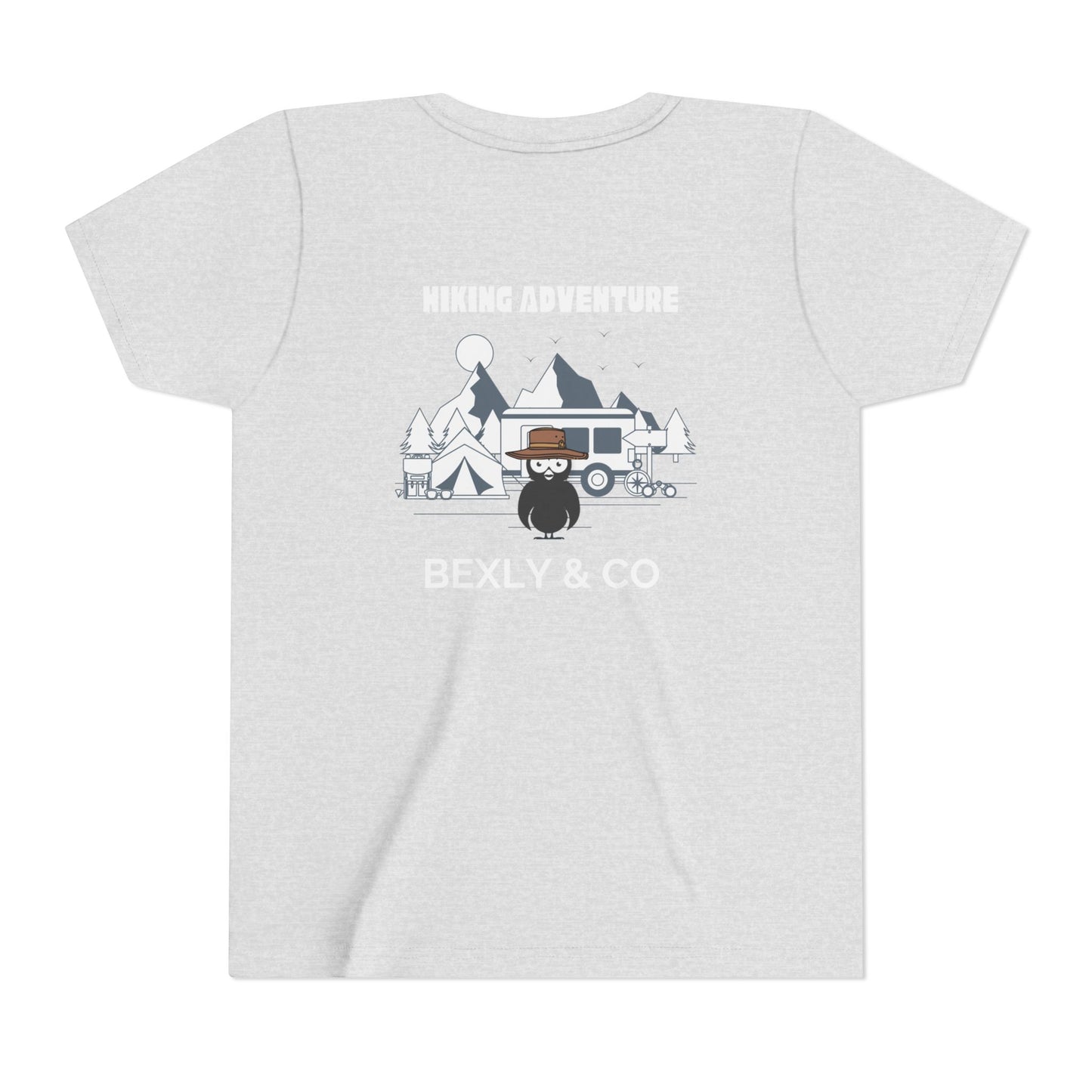 Hiking Adventure Youth Short Sleeve Tee - Fun Outdoor Vibes for Young Explorers