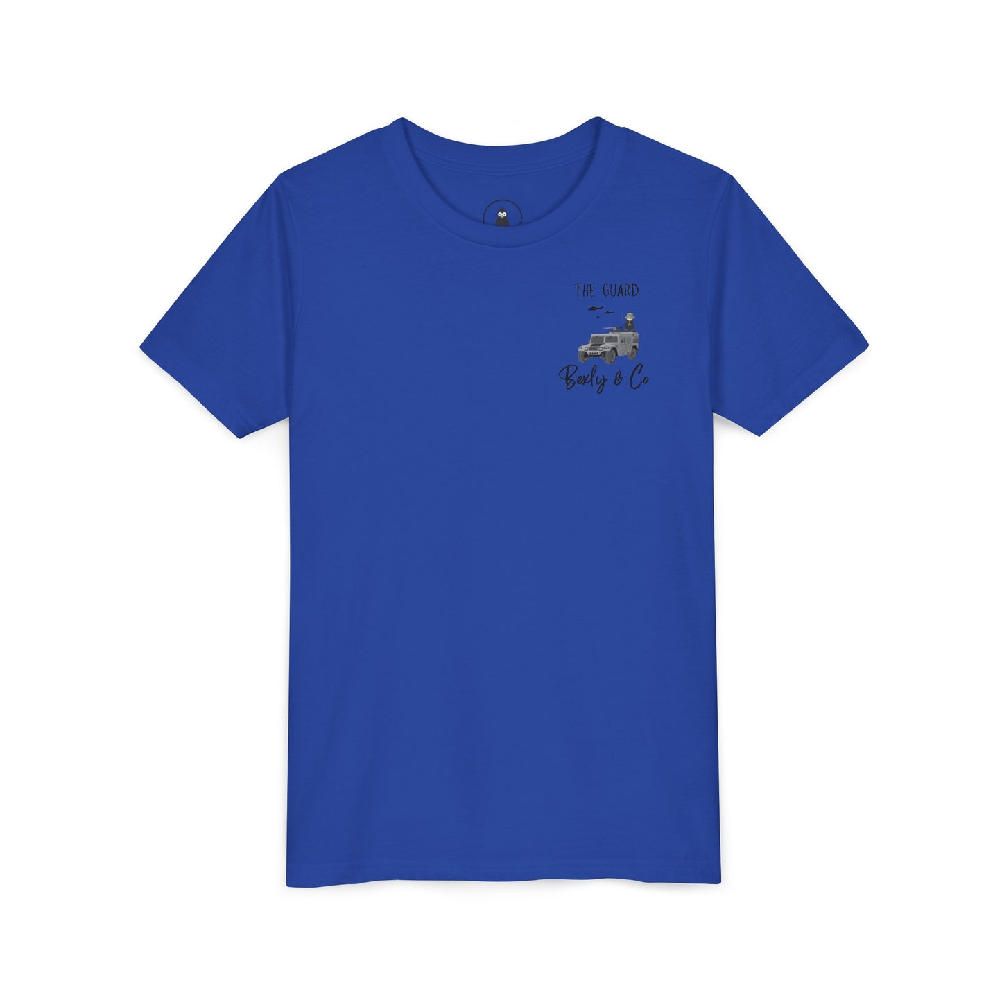 Adventure-Themed Youth Short Sleeve Tee - 'The Guard' Design