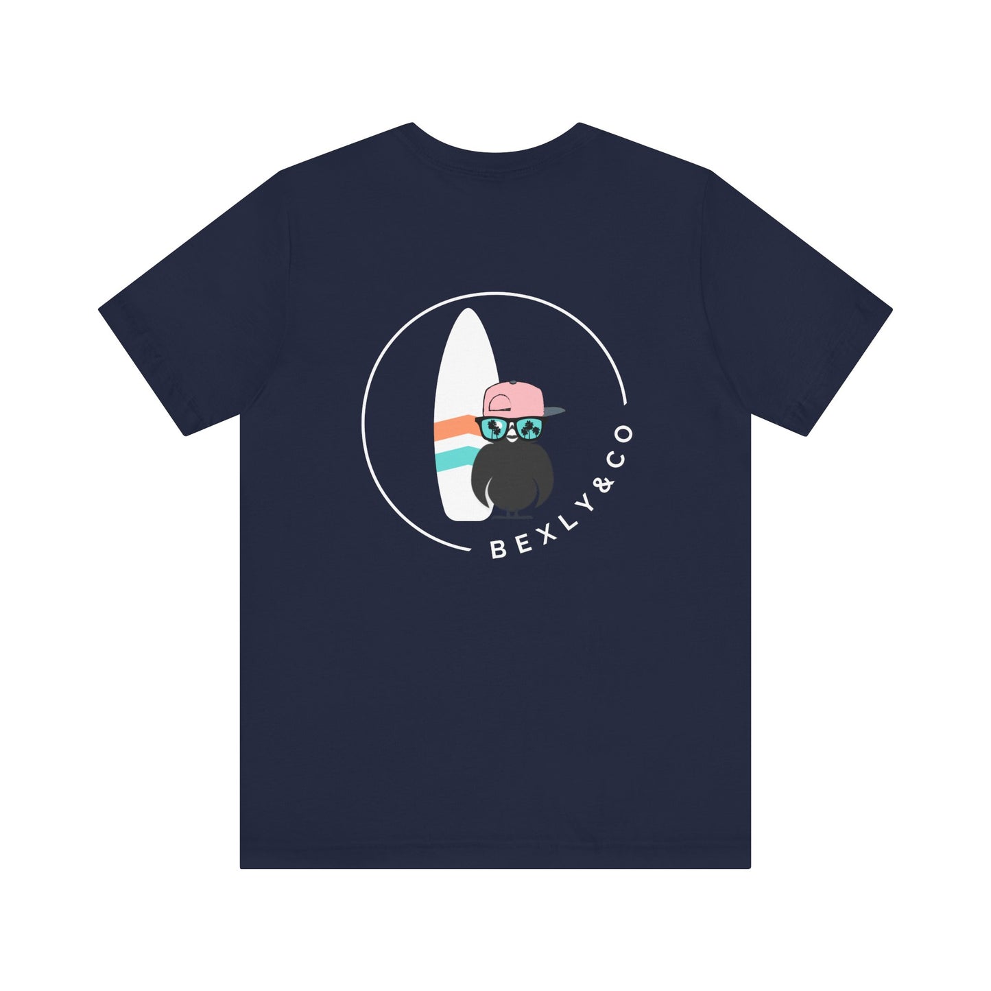 Unisex Stylish Tee- Surfer White Board