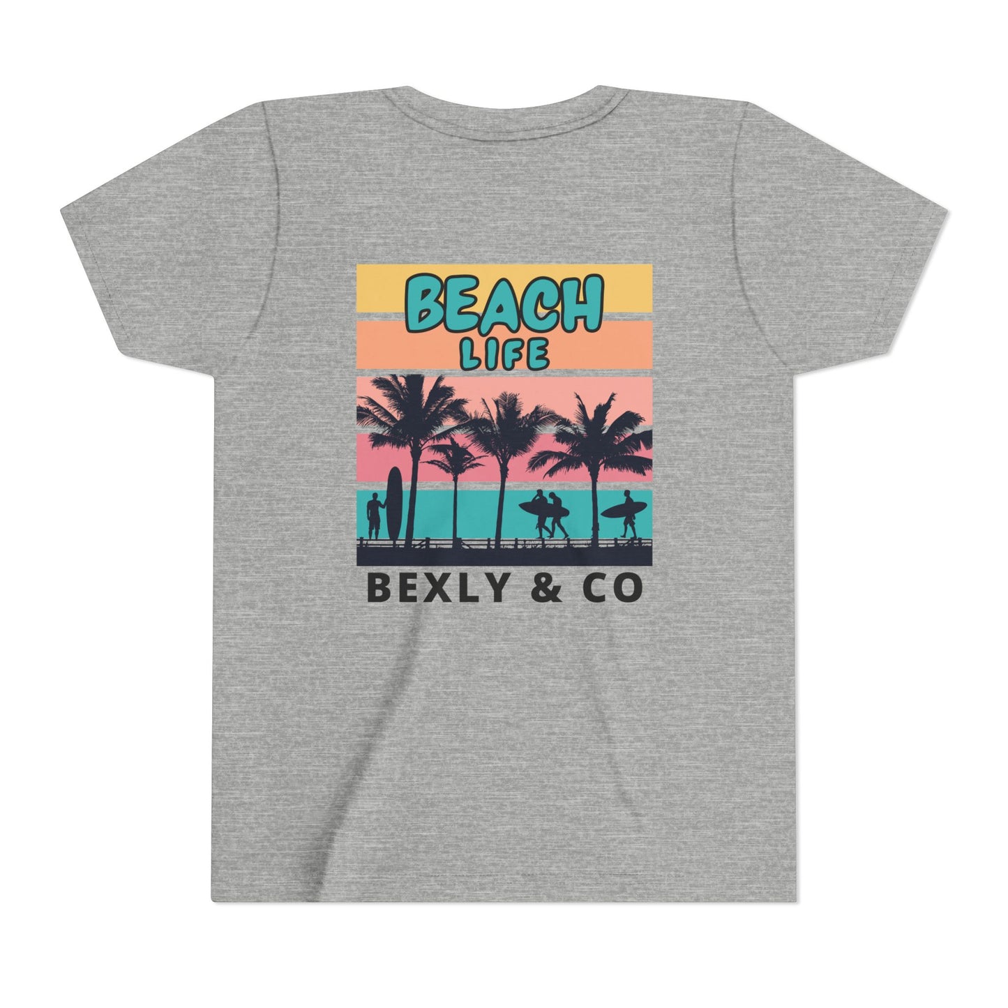 Beach Life Youth Tee, Kids Summer Shirt, Fun Vacation Apparel, Tropical Graphic Tee, Gifts for Young Adventurers