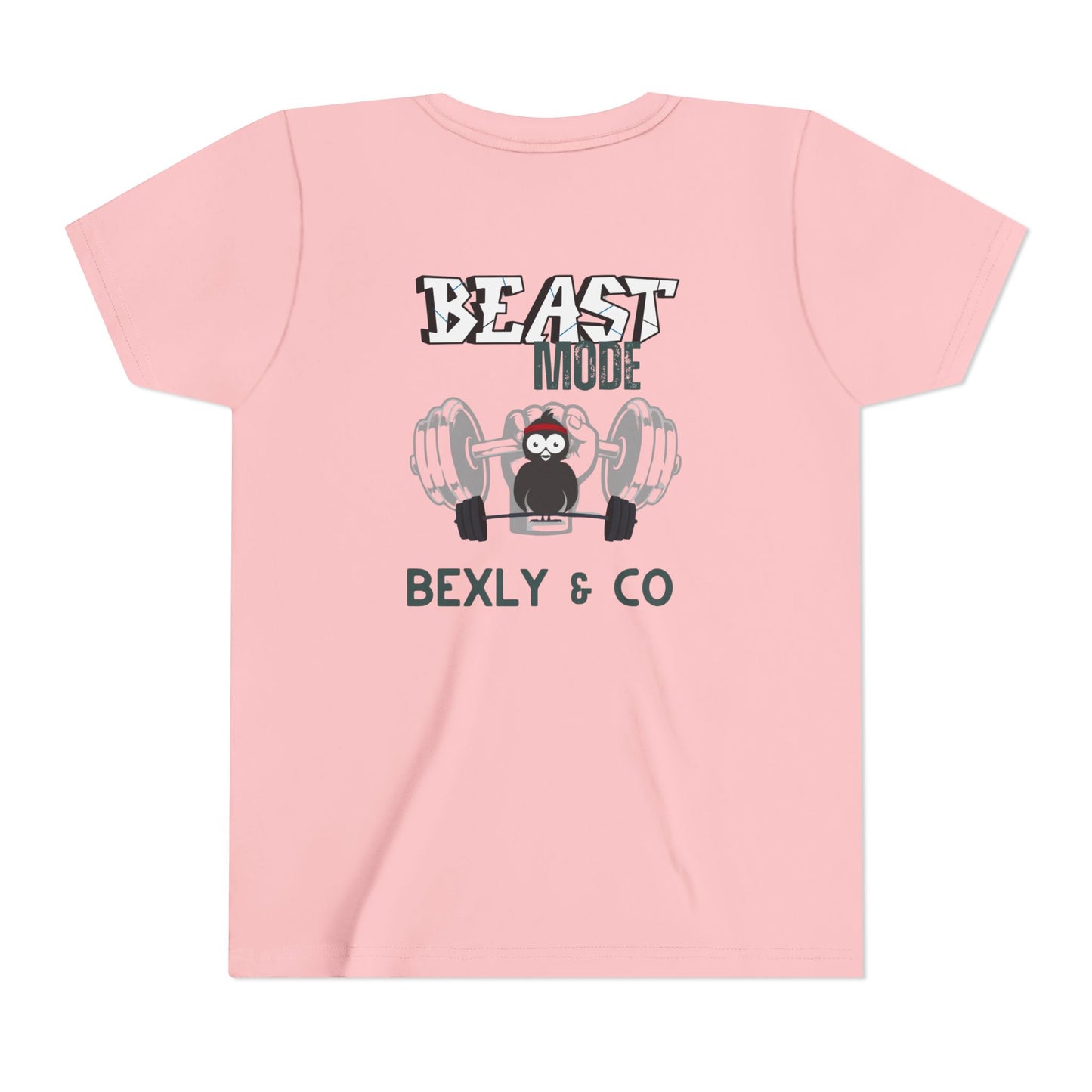 Beast Mode Youth Short Sleeve Tee | Fun & Active Kids Shirt for Fitness Lovers
