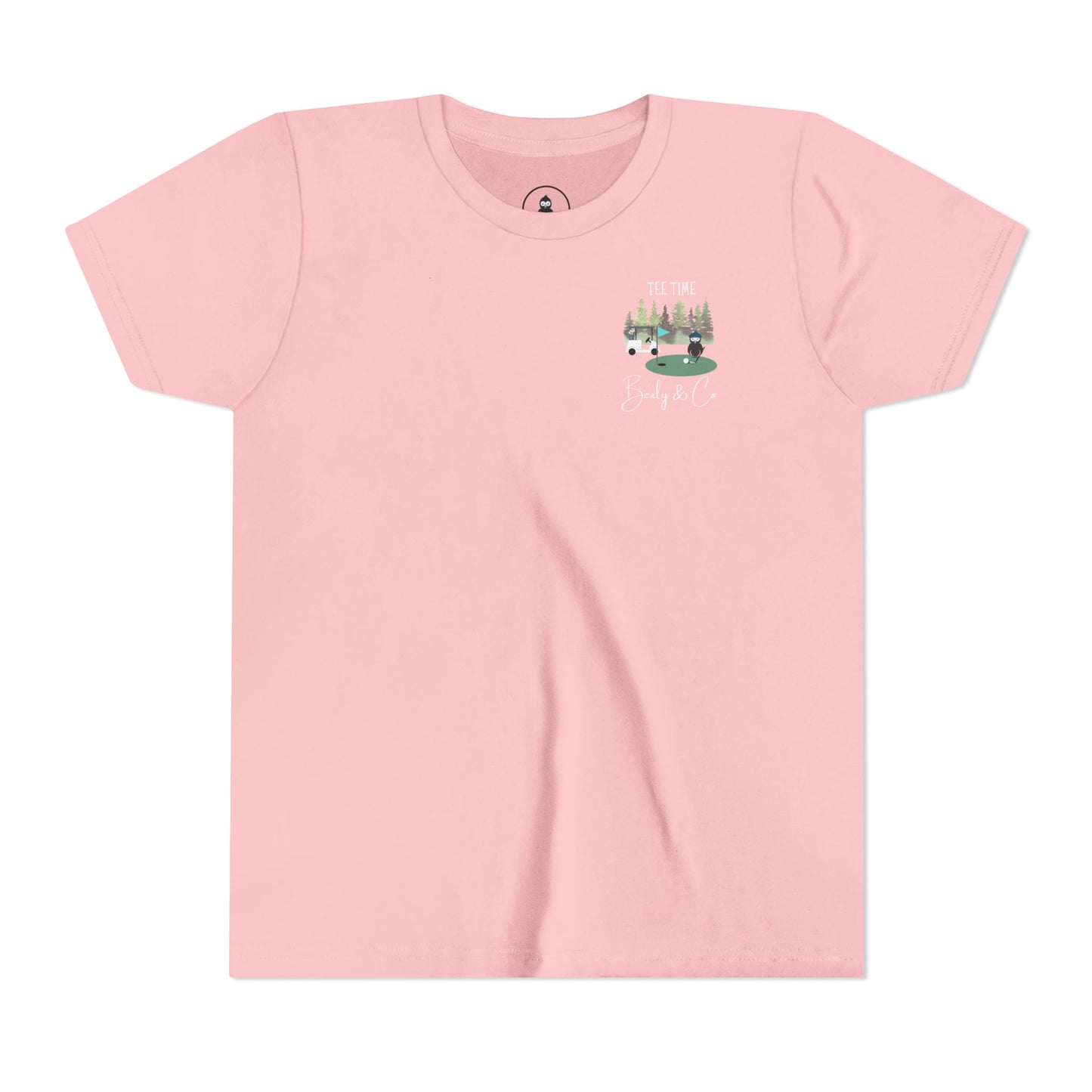Youth Golf Cart Tee - Fun Short Sleeve T-Shirt for Kids