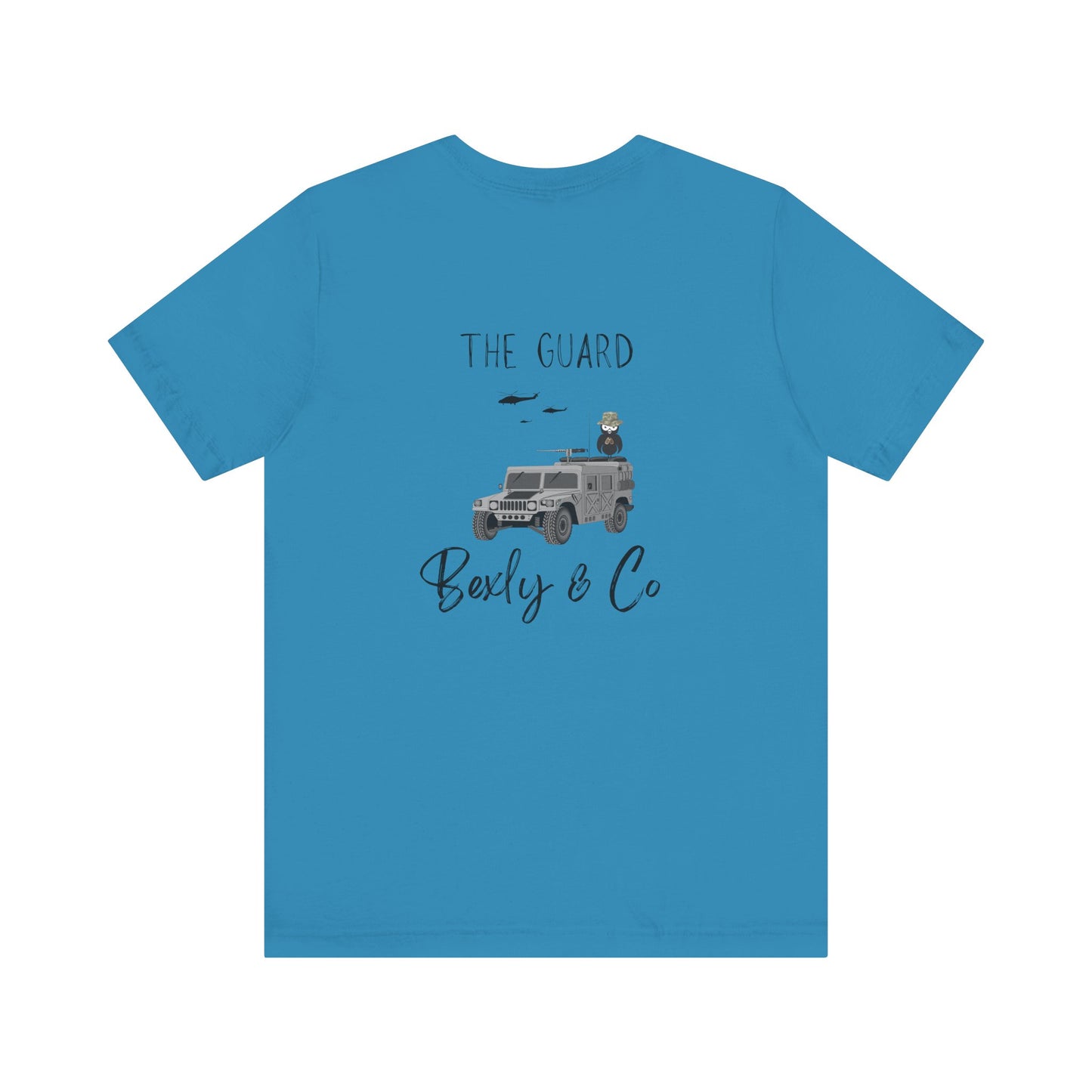 Unisex Short Sleeve Tee - The Guard Design for Adventure Lovers