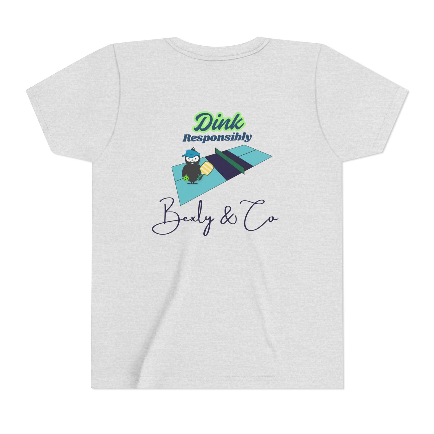 Funny Youth Short Sleeve Tee - 'Dink Responsibly' Design