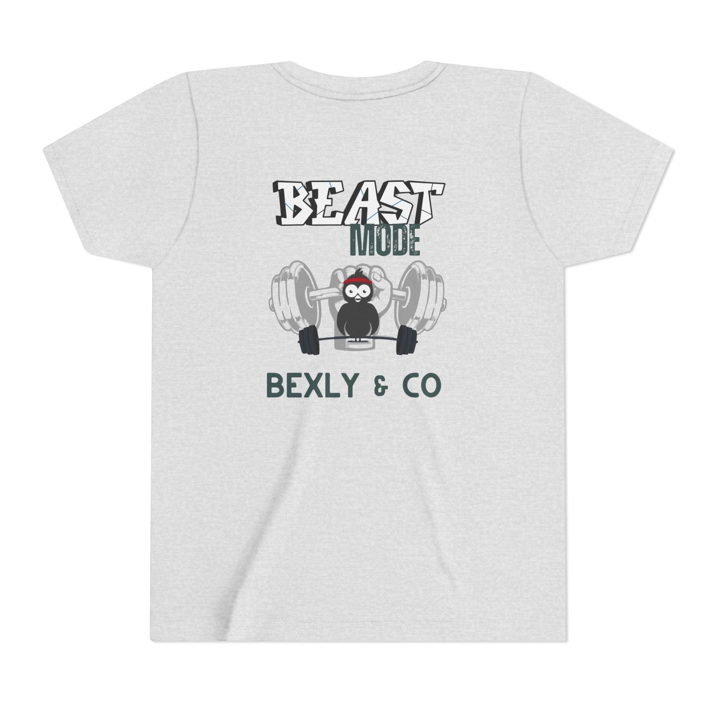 Beast Mode Youth Short Sleeve Tee | Fun & Active Kids Shirt for Fitness Lovers