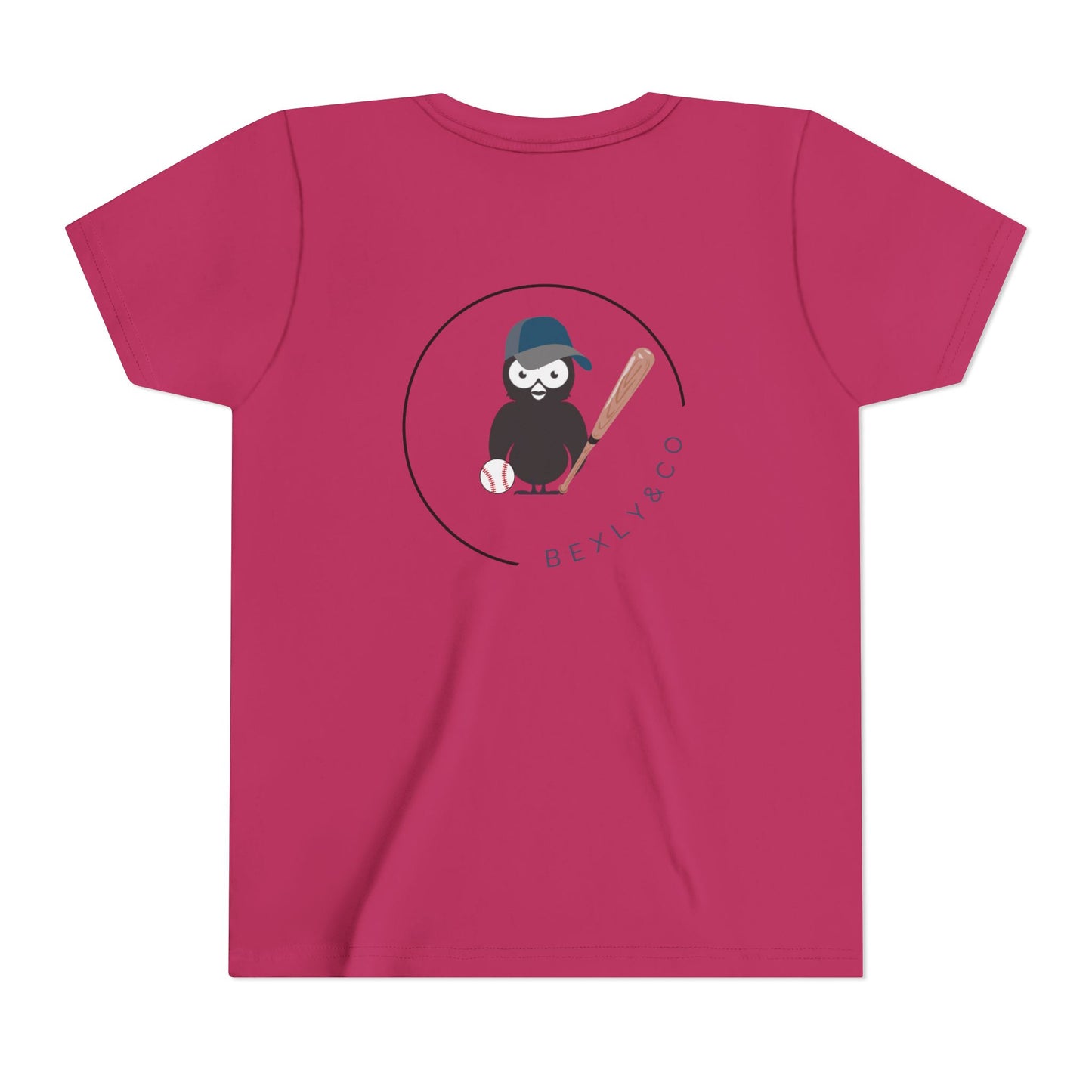 Baseball Youth Tee - Cute Kids Short Sleeve Shirt for Sports Fans