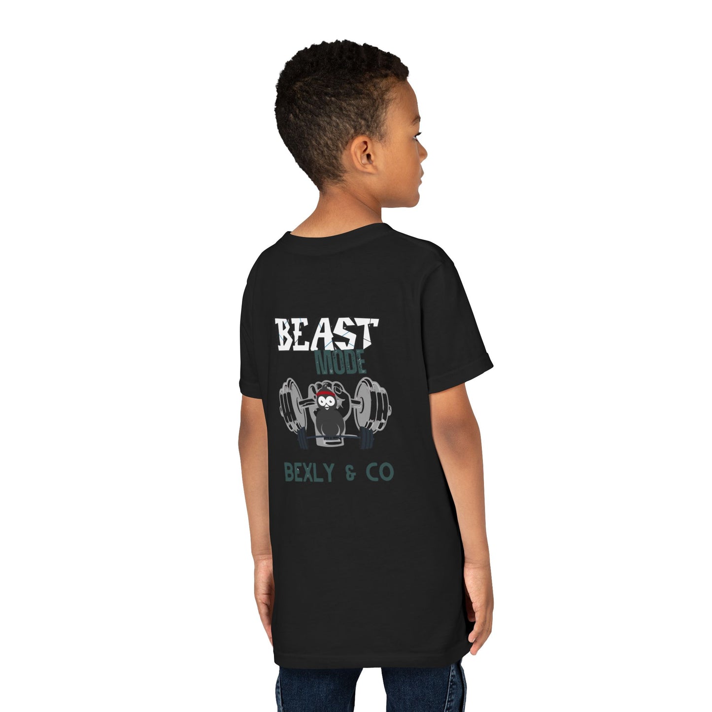 Beast Mode Youth Short Sleeve Tee | Fun & Active Kids Shirt for Fitness Lovers