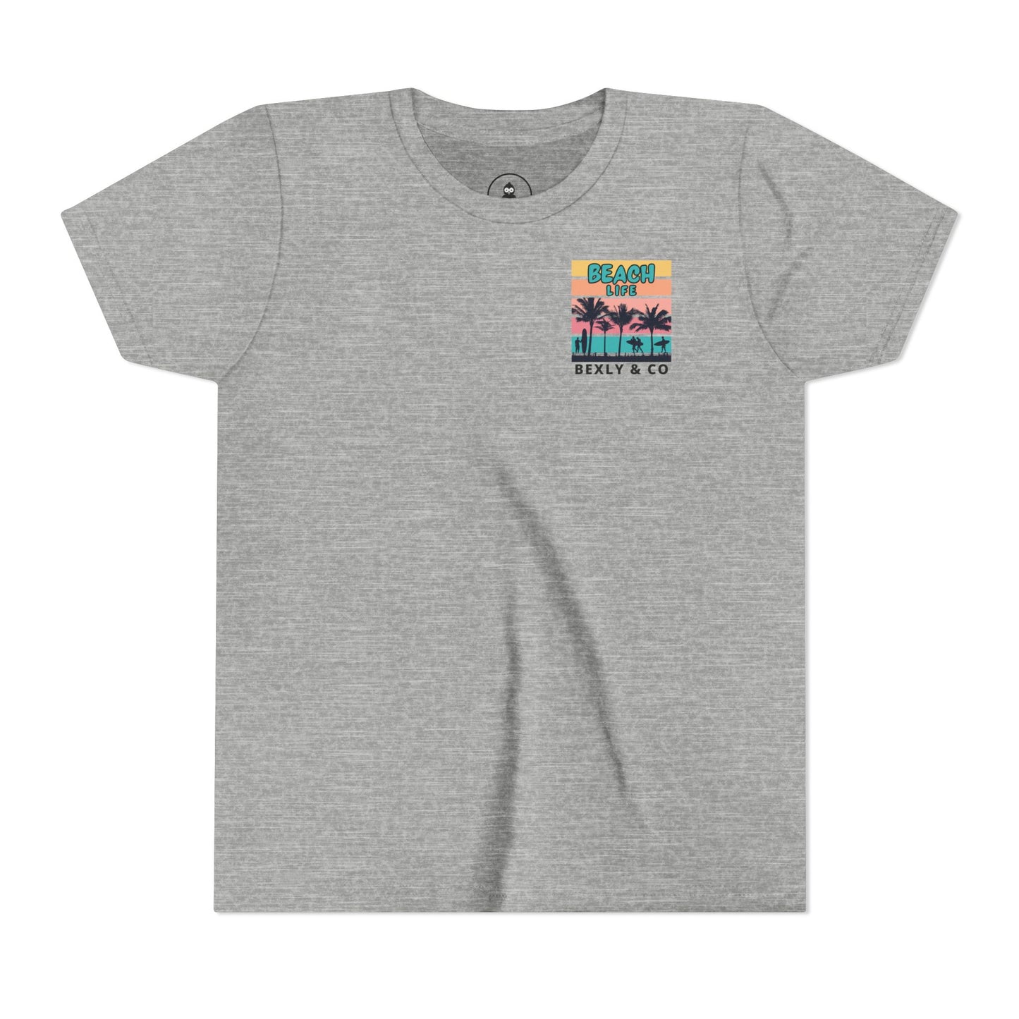 Beach Life Youth Tee, Kids Summer Shirt, Fun Vacation Apparel, Tropical Graphic Tee, Gifts for Young Adventurers