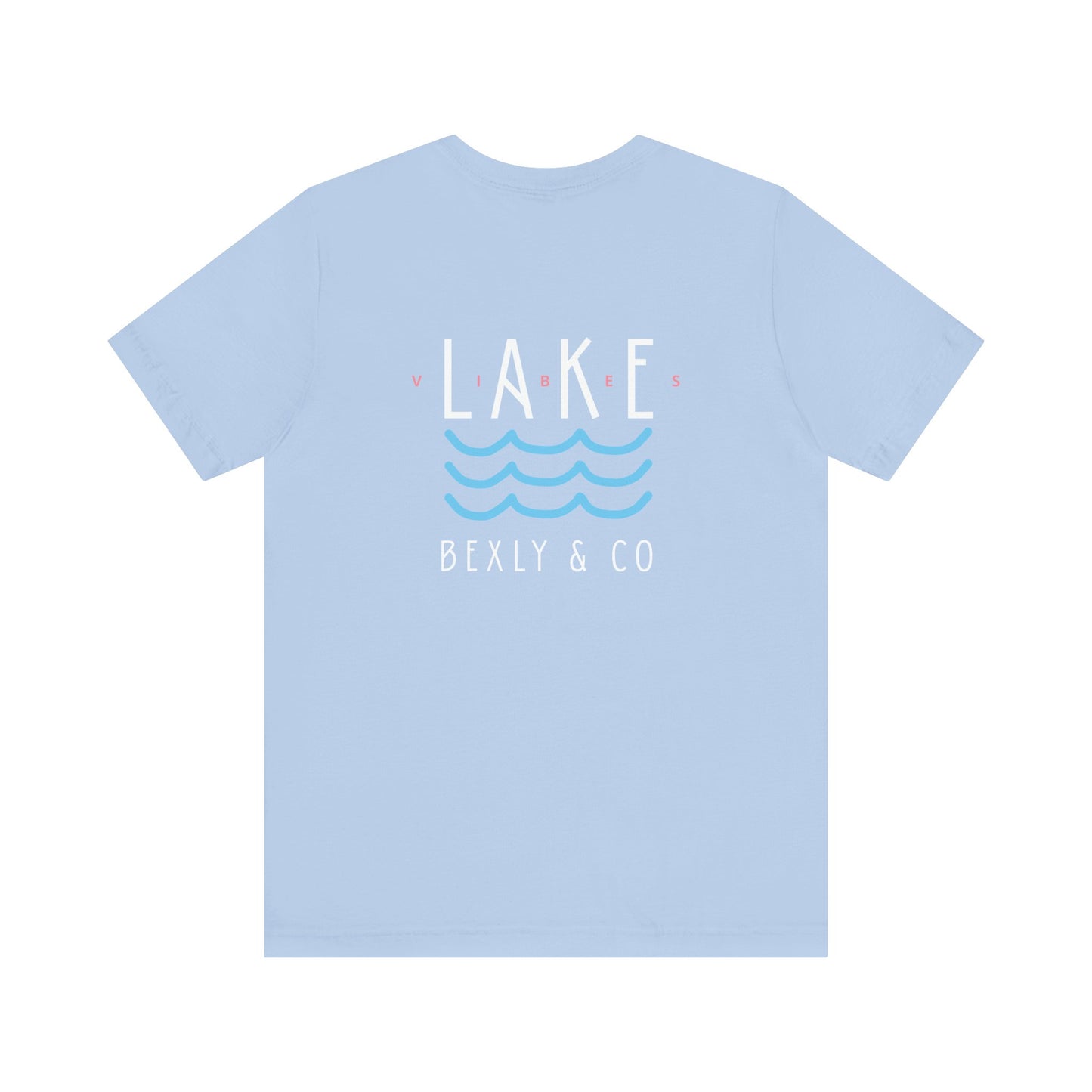 Lake Waves Unisex Tee - Perfect for Lake Days, Casual Outfits, Gifts, Summer Vacations, Coastal Vibes