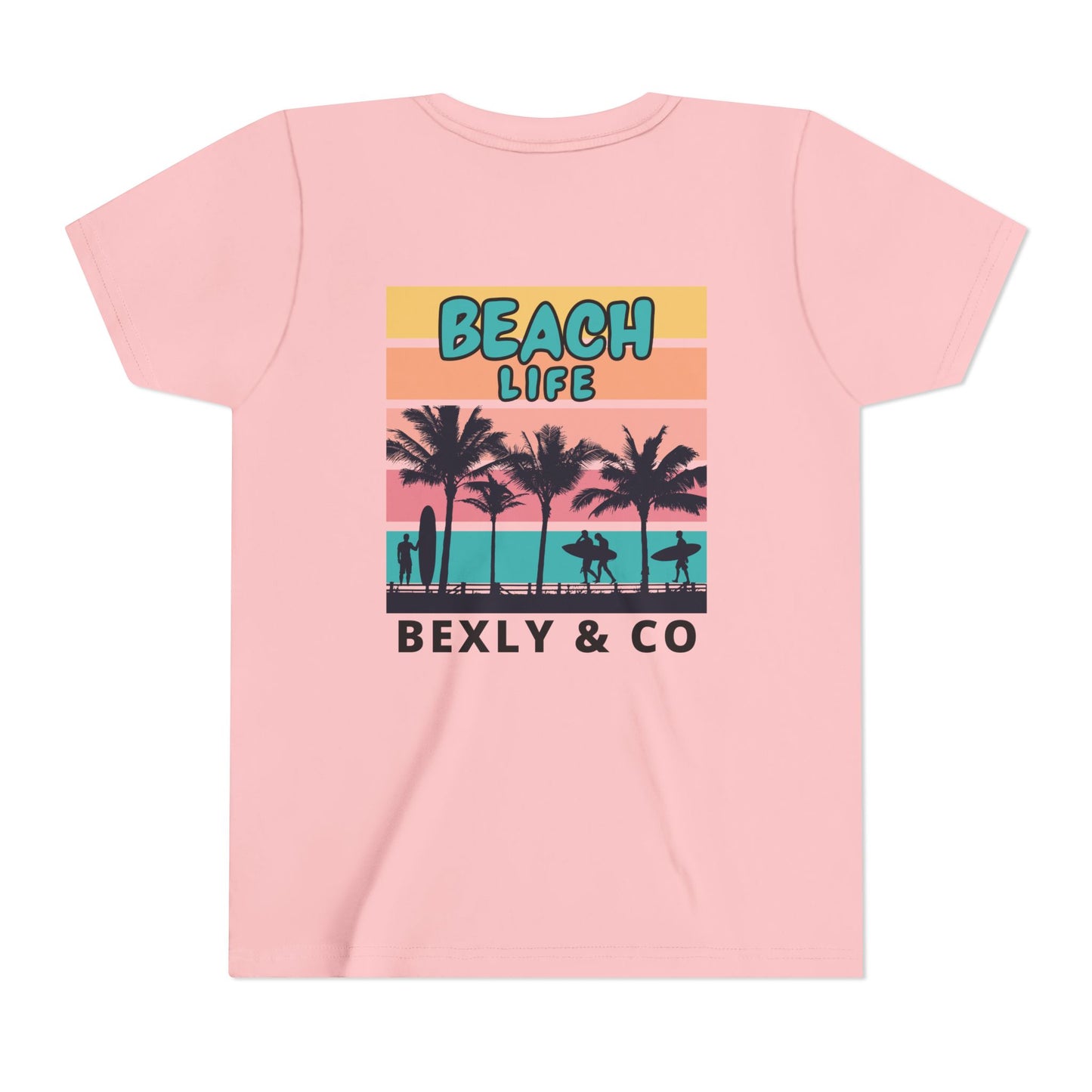 Beach Life Youth Tee, Kids Summer Shirt, Fun Vacation Apparel, Tropical Graphic Tee, Gifts for Young Adventurers
