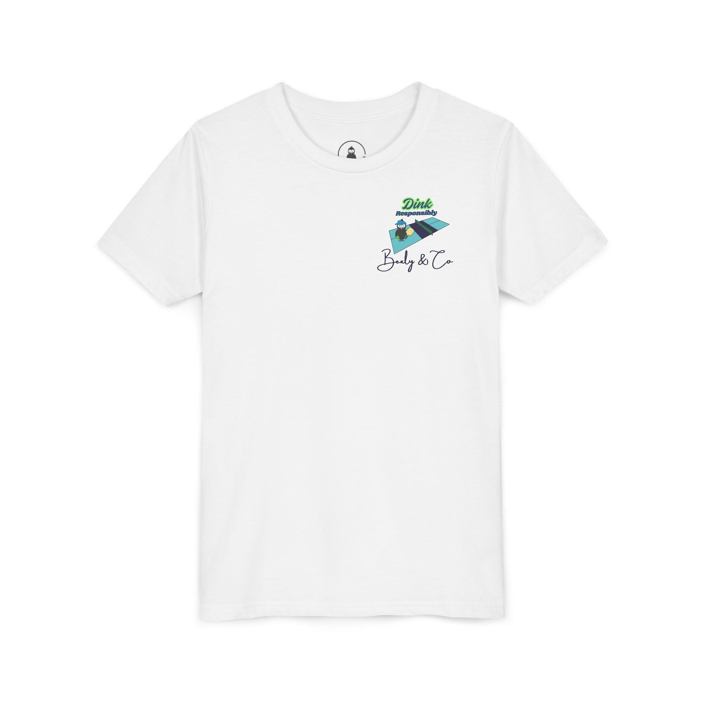 Funny Youth Short Sleeve Tee - 'Dink Responsibly' Design