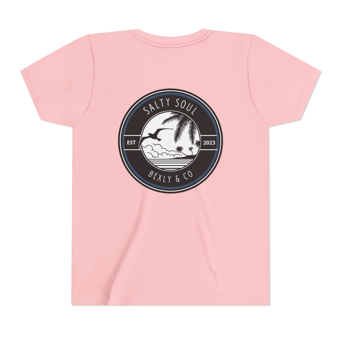 Salty Soul Youth Tee, Beach Vibes Shirt, Summer Fun Top, Kid's Vacation T-Shirt, Family Beach Day Outfit, Outdoor Adventure Wear