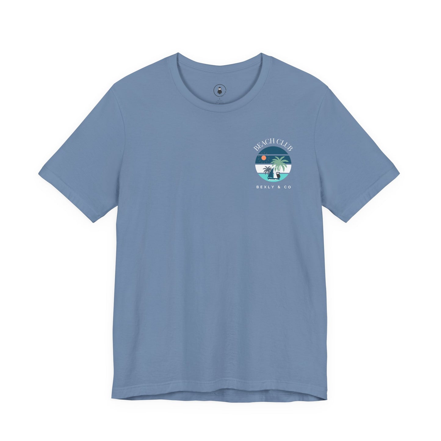 Beach Club Graphic Tee | Summer Vibe T-Shirt, Unisex Casual Wear, Perfect for Beach Days, Gift for Vacation Lovers, Palm Tree Design