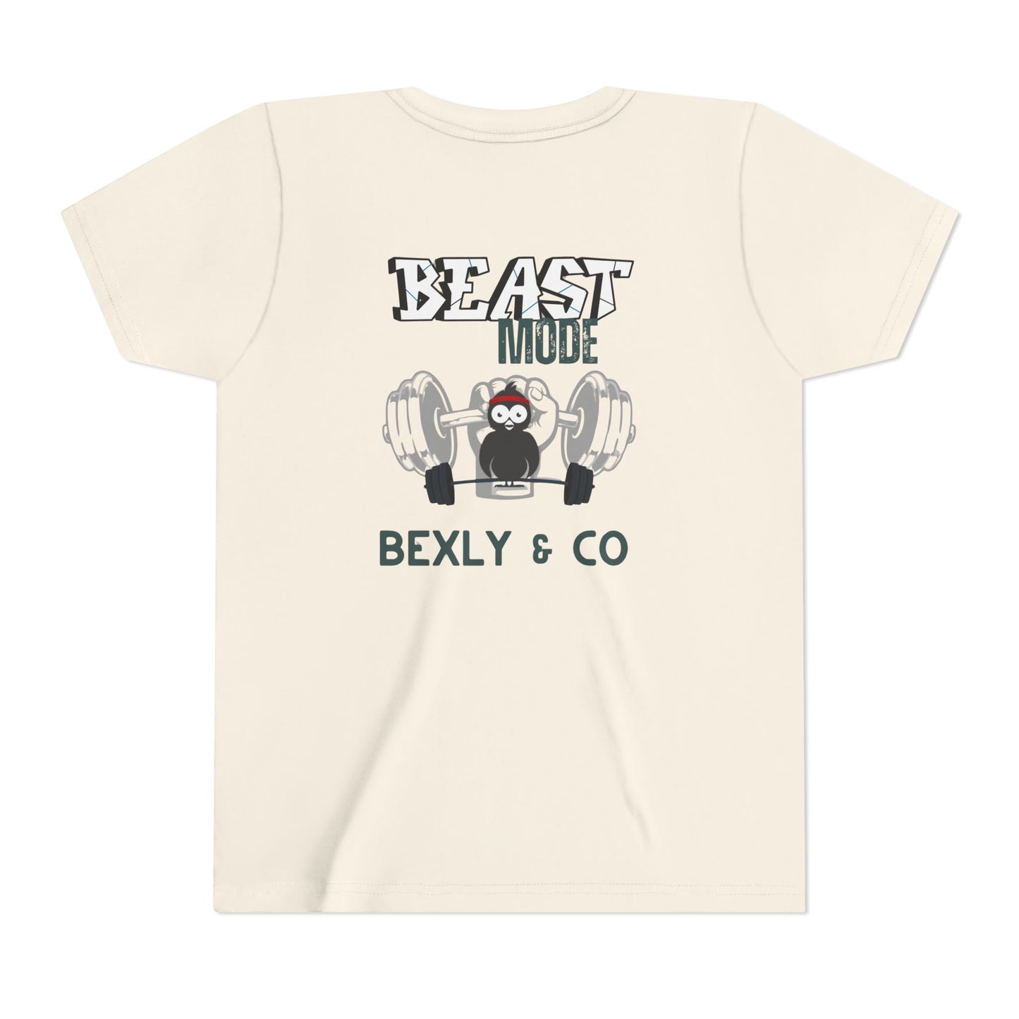 Beast Mode Youth Short Sleeve Tee | Fun & Active Kids Shirt for Fitness Lovers