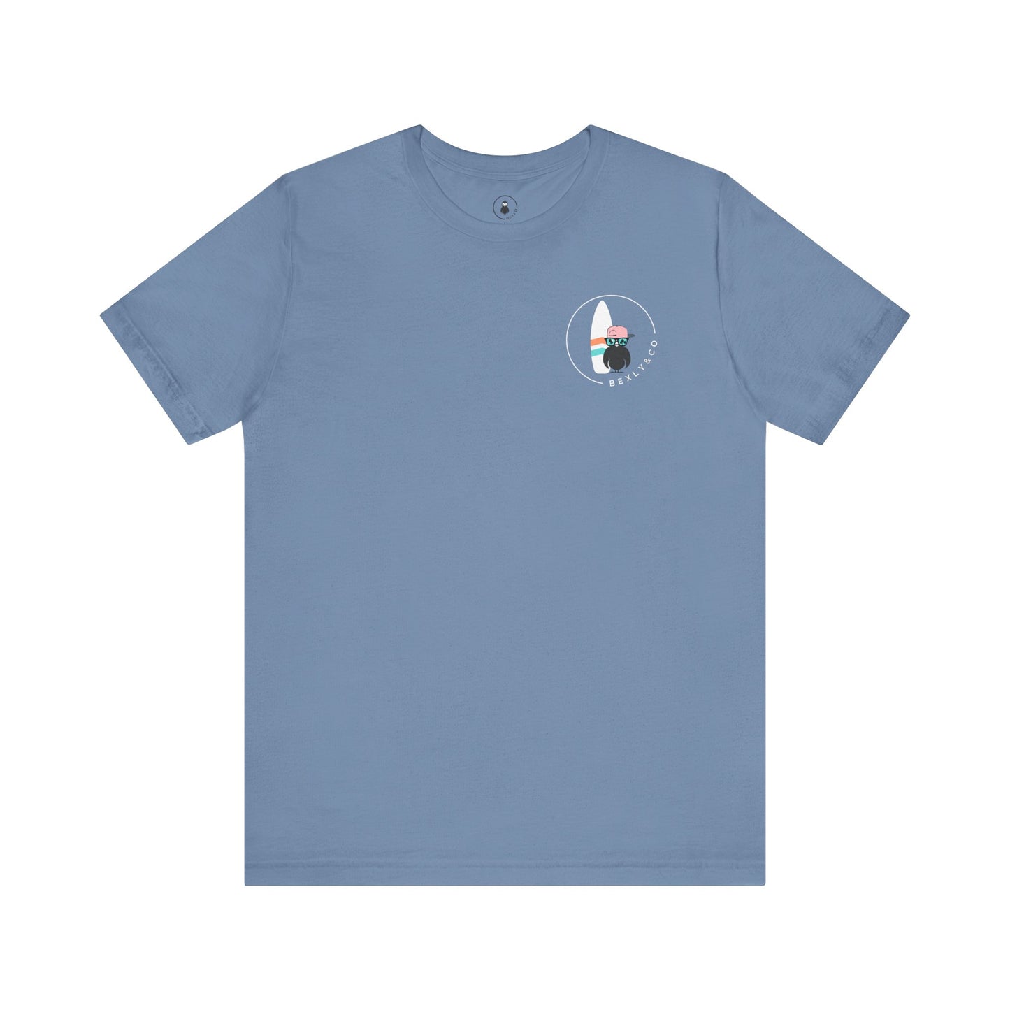 Unisex Stylish Tee- Surfer White Board