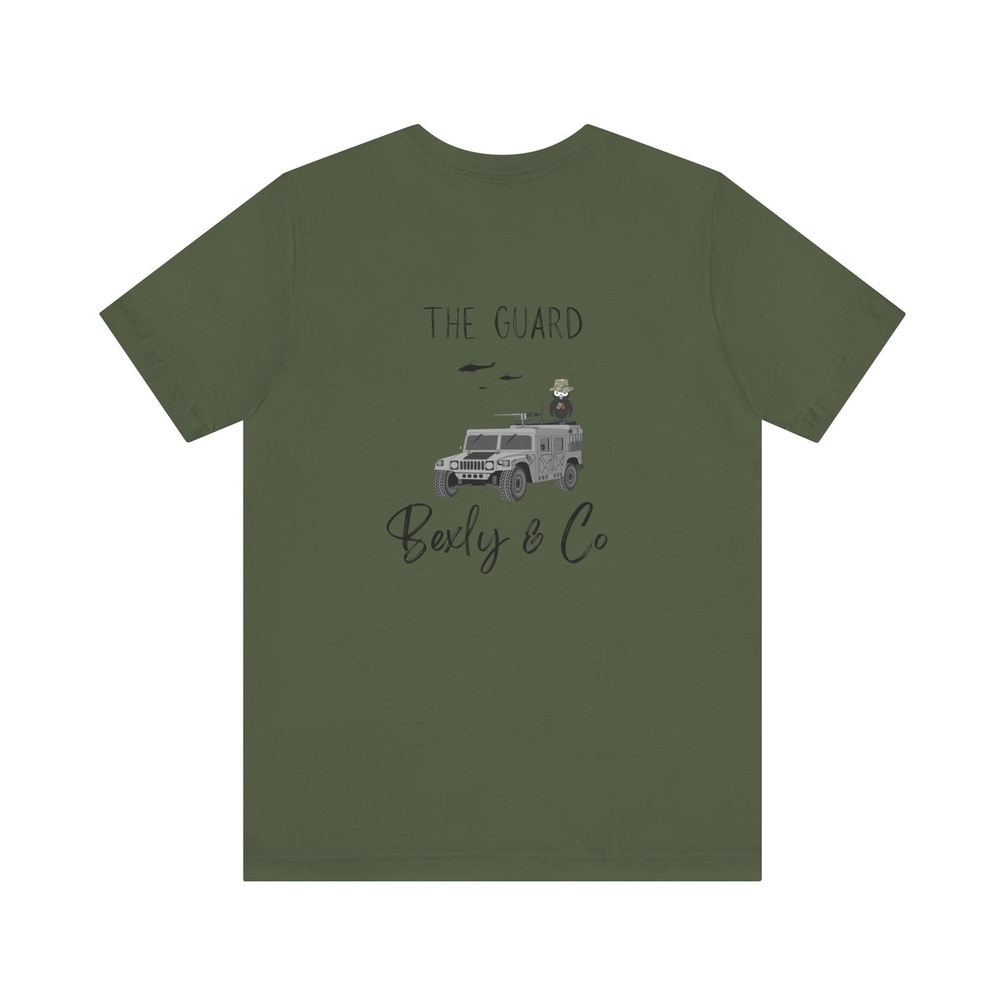 Unisex Short Sleeve Tee - The Guard Design for Adventure Lovers