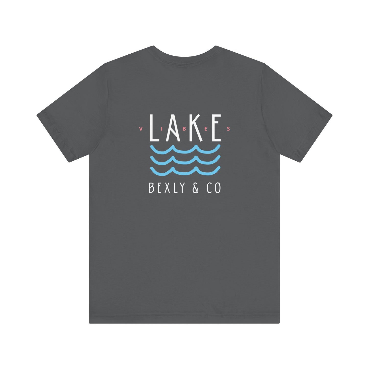 Lake Waves Unisex Tee - Perfect for Lake Days, Casual Outfits, Gifts, Summer Vacations, Coastal Vibes