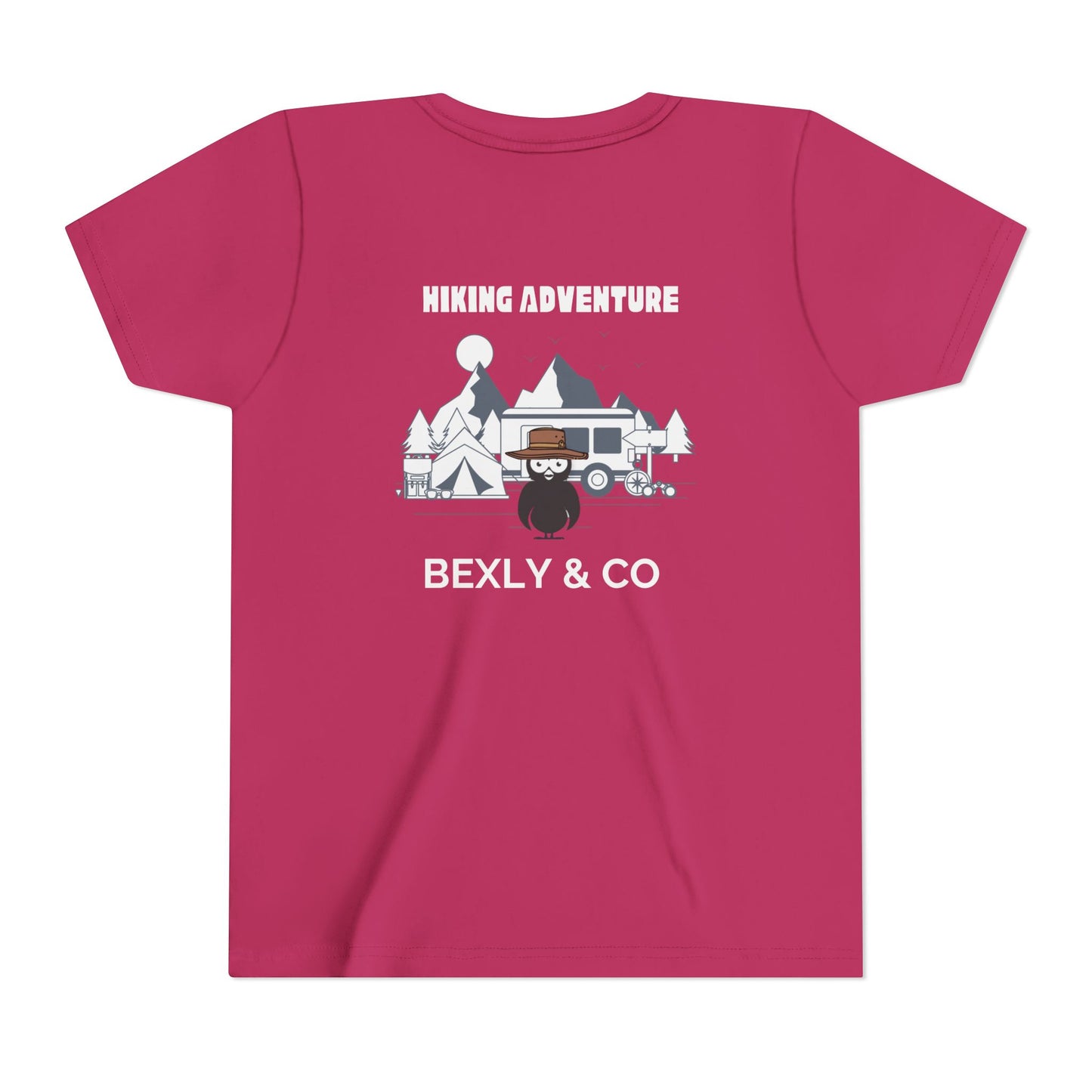 Hiking Adventure Youth Short Sleeve Tee - Fun Outdoor Vibes for Young Explorers