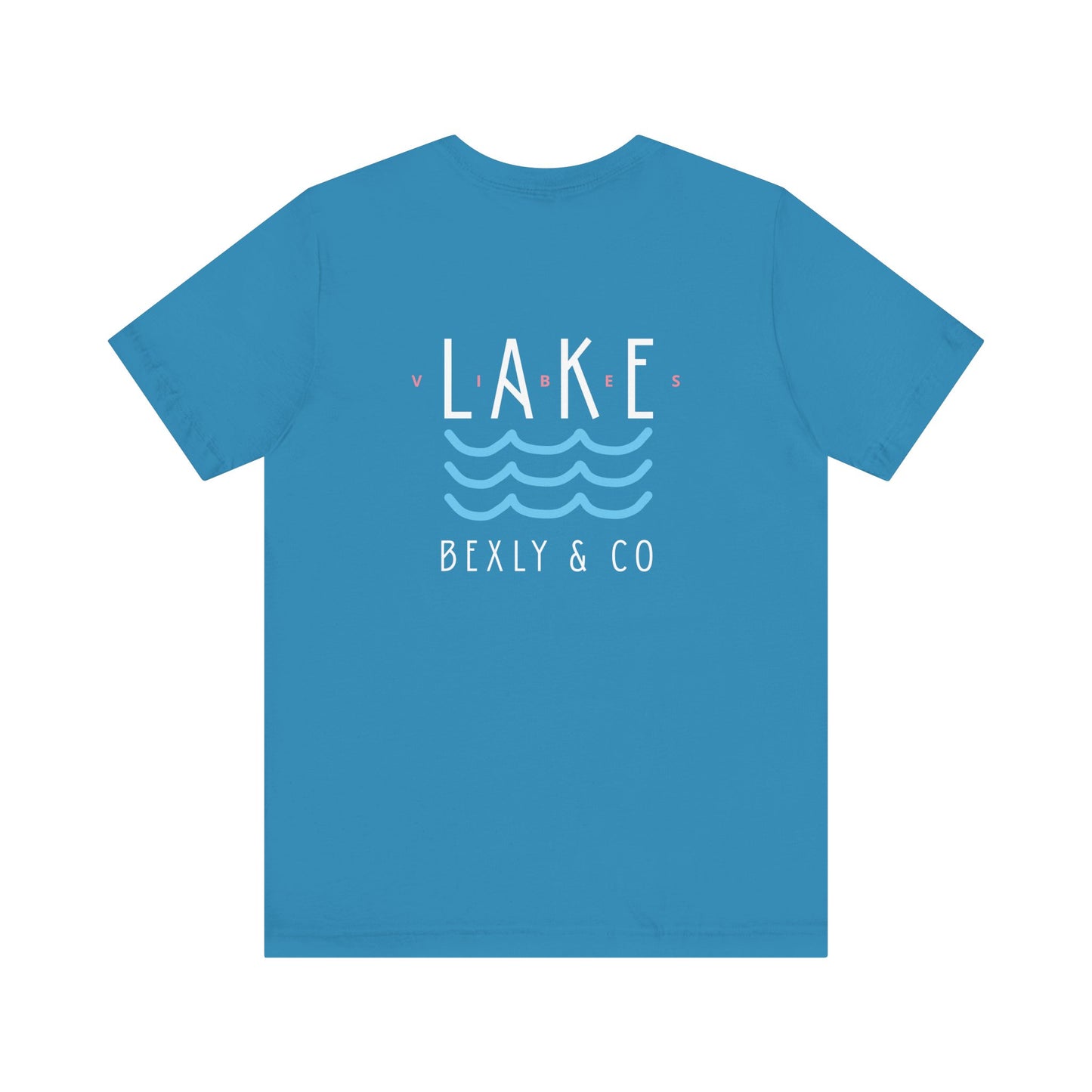 Lake Waves Unisex Tee - Perfect for Lake Days, Casual Outfits, Gifts, Summer Vacations, Coastal Vibes