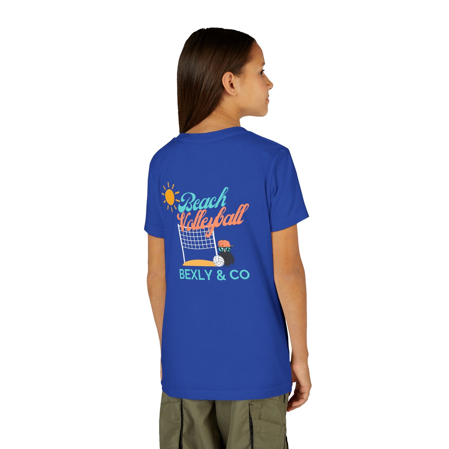 Beach Volleyball Youth Tee - Fun Summer Style