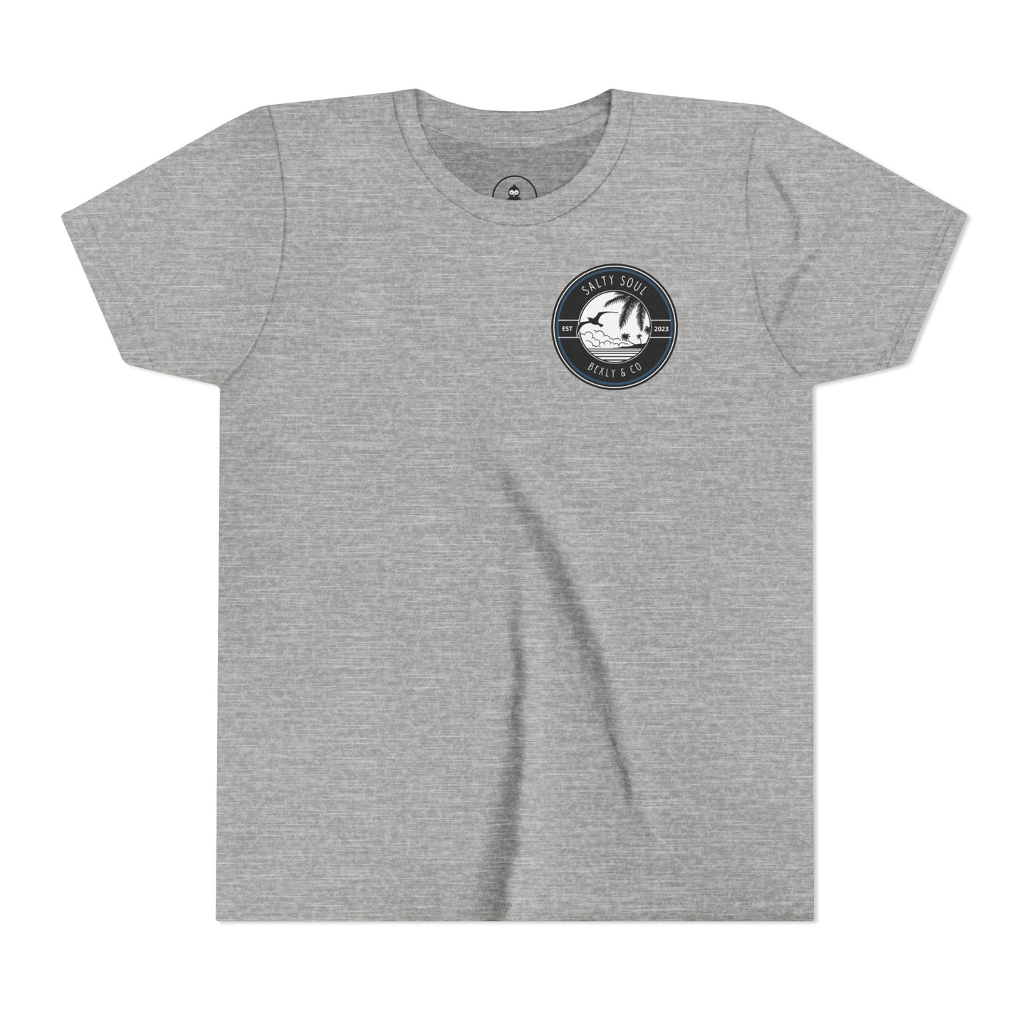 Salty Soul Youth Tee, Beach Vibes Shirt, Summer Fun Top, Kid's Vacation T-Shirt, Family Beach Day Outfit, Outdoor Adventure Wear
