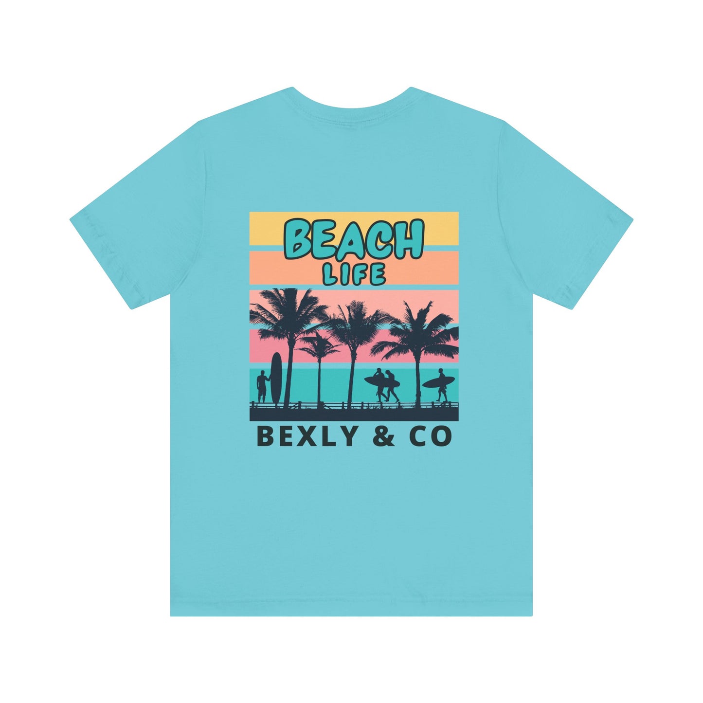 Beach Life Unisex Tee, Summer Vibes Shirt, Casual Beachwear, Gift for Beach Lovers, Vacation T-Shirt, Relaxed Fit Apparel