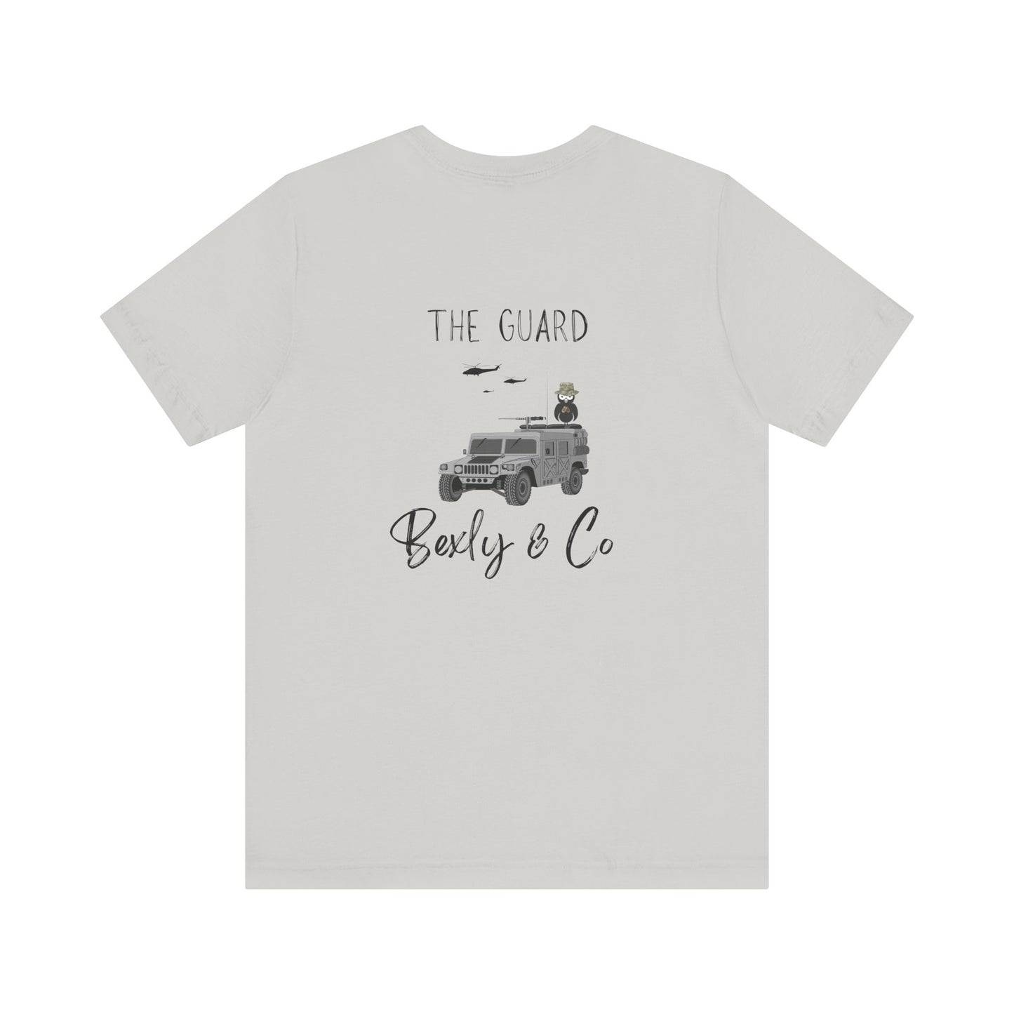 Unisex Short Sleeve Tee - The Guard Design for Adventure Lovers