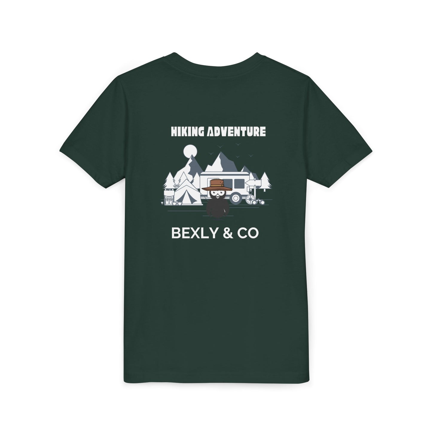 Hiking Adventure Youth Short Sleeve Tee - Fun Outdoor Vibes for Young Explorers
