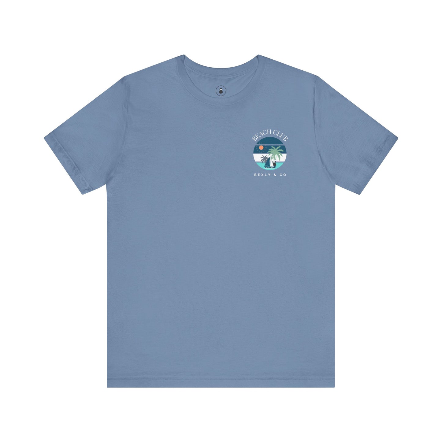 Beach Club Graphic Tee | Summer Vibe T-Shirt, Unisex Casual Wear, Perfect for Beach Days, Gift for Vacation Lovers, Palm Tree Design