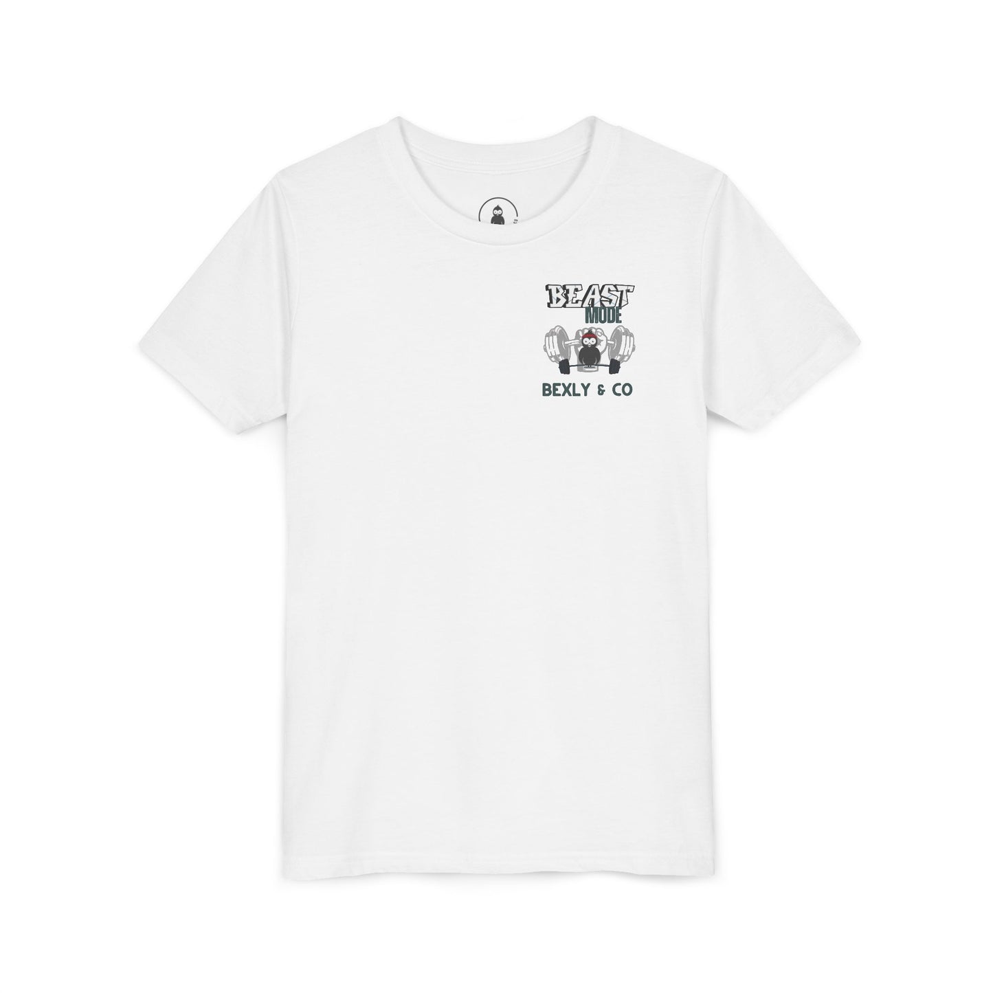 Beast Mode Youth Short Sleeve Tee | Fun & Active Kids Shirt for Fitness Lovers