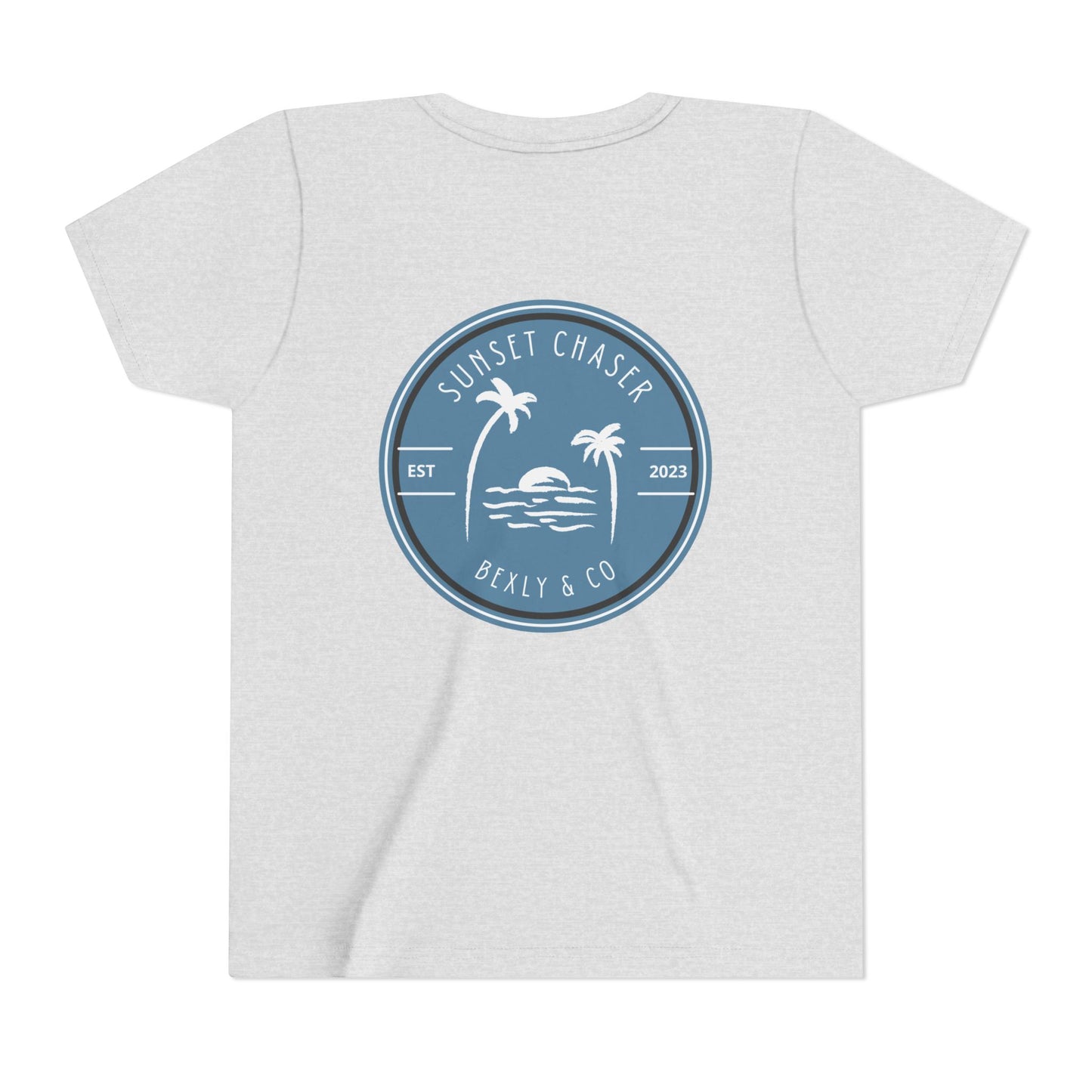 Sunset Chaser Youth Tee, Fun Summer Shirt, Kids Beachwear, Adventure Apparel, Perfect Gift for Little Explorers
