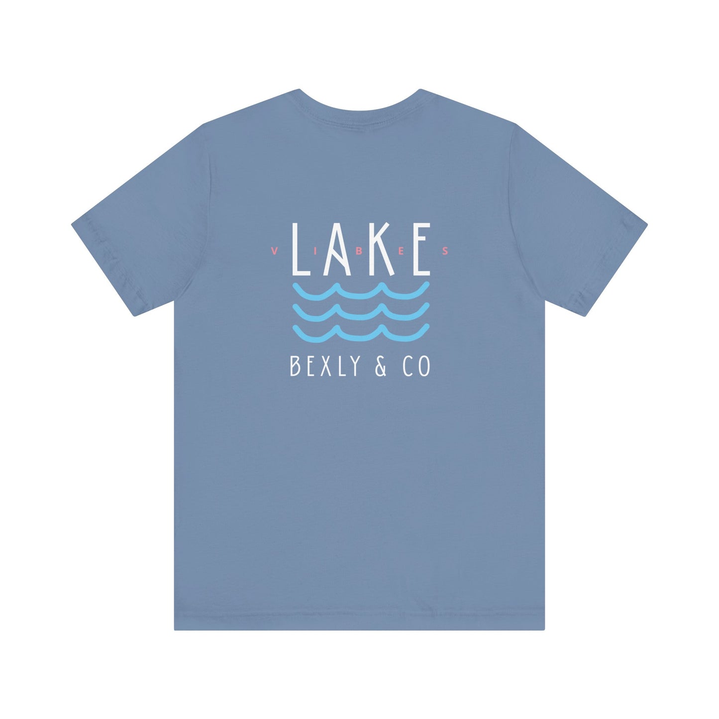 Lake Waves Unisex Tee - Perfect for Lake Days, Casual Outfits, Gifts, Summer Vacations, Coastal Vibes