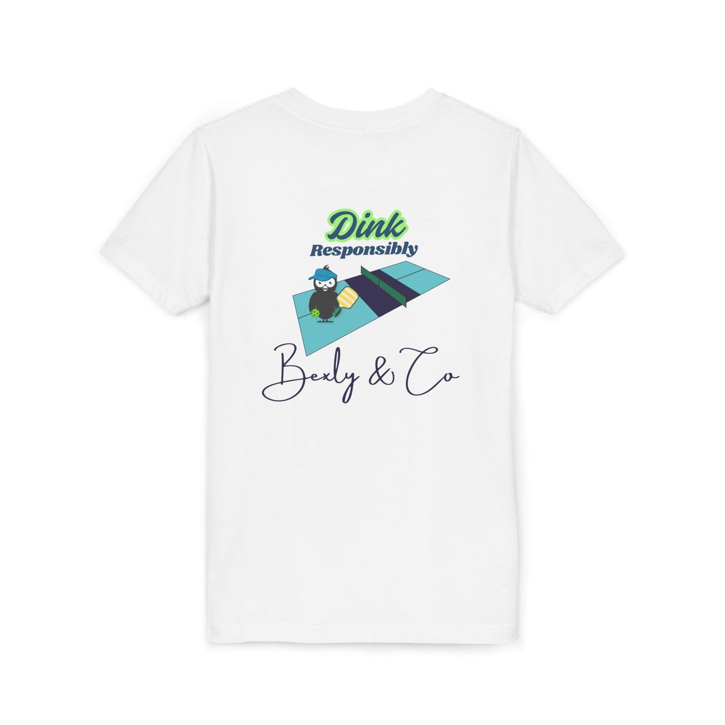 Funny Youth Short Sleeve Tee - 'Dink Responsibly' Design