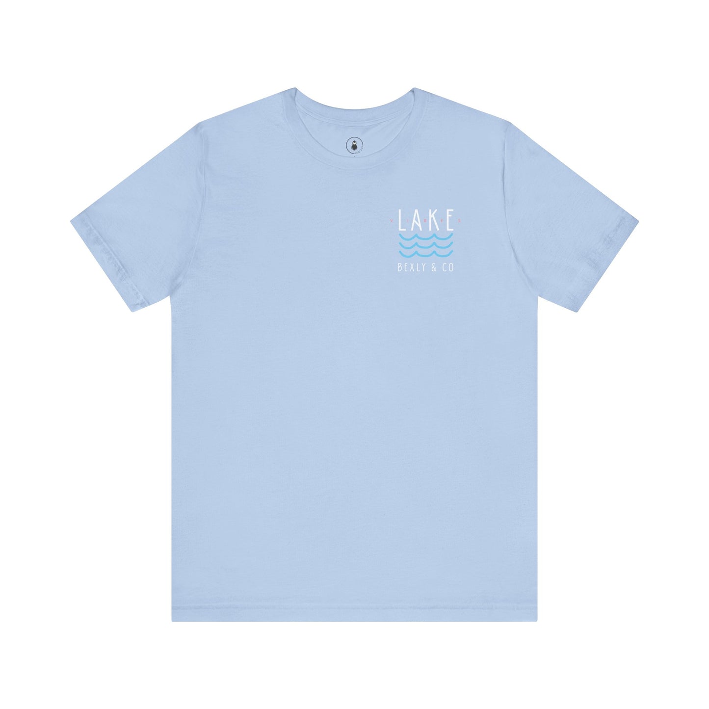 Lake Waves Unisex Tee - Perfect for Lake Days, Casual Outfits, Gifts, Summer Vacations, Coastal Vibes