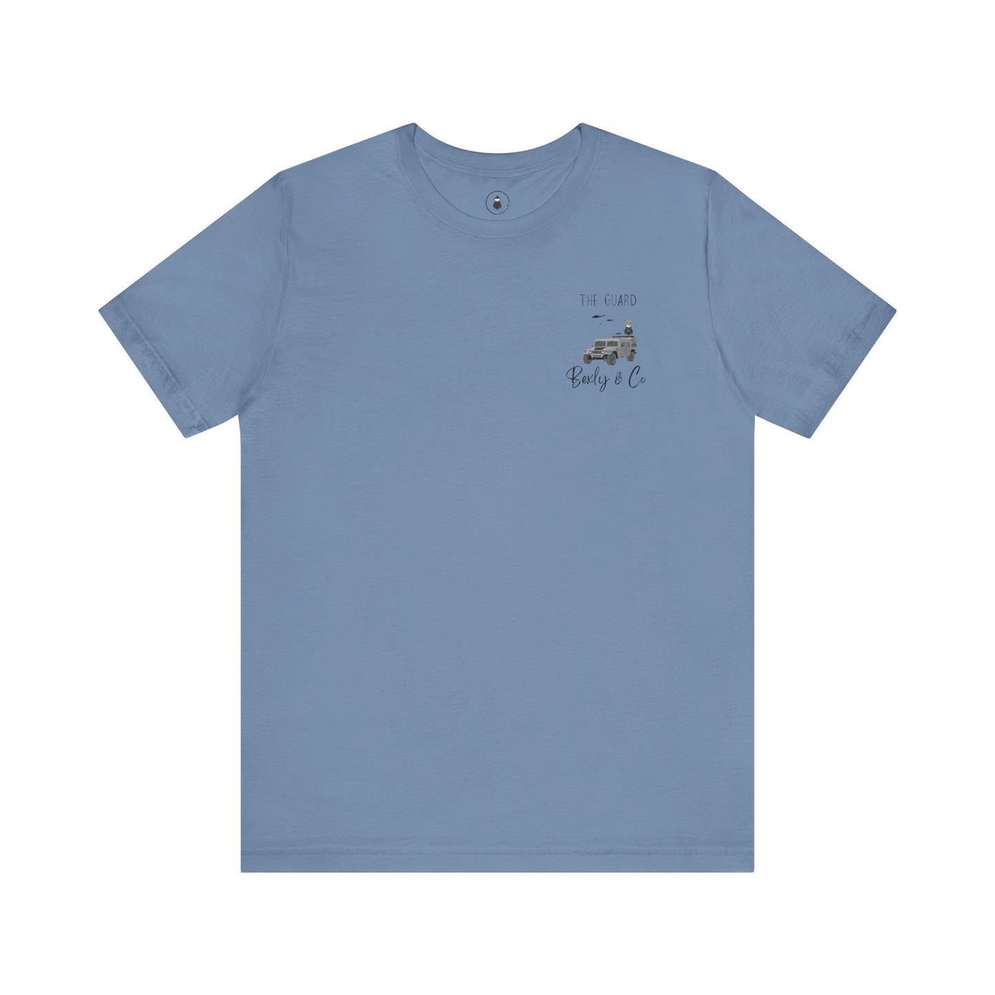 Unisex Short Sleeve Tee - The Guard Design for Adventure Lovers