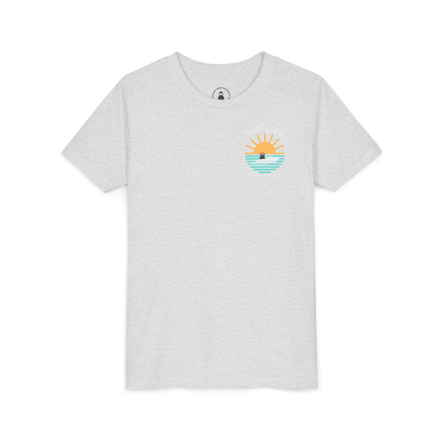 Youth Boat Club Short Sleeve Tee - Sunset Vibes T-Shirt for Young Adventurers