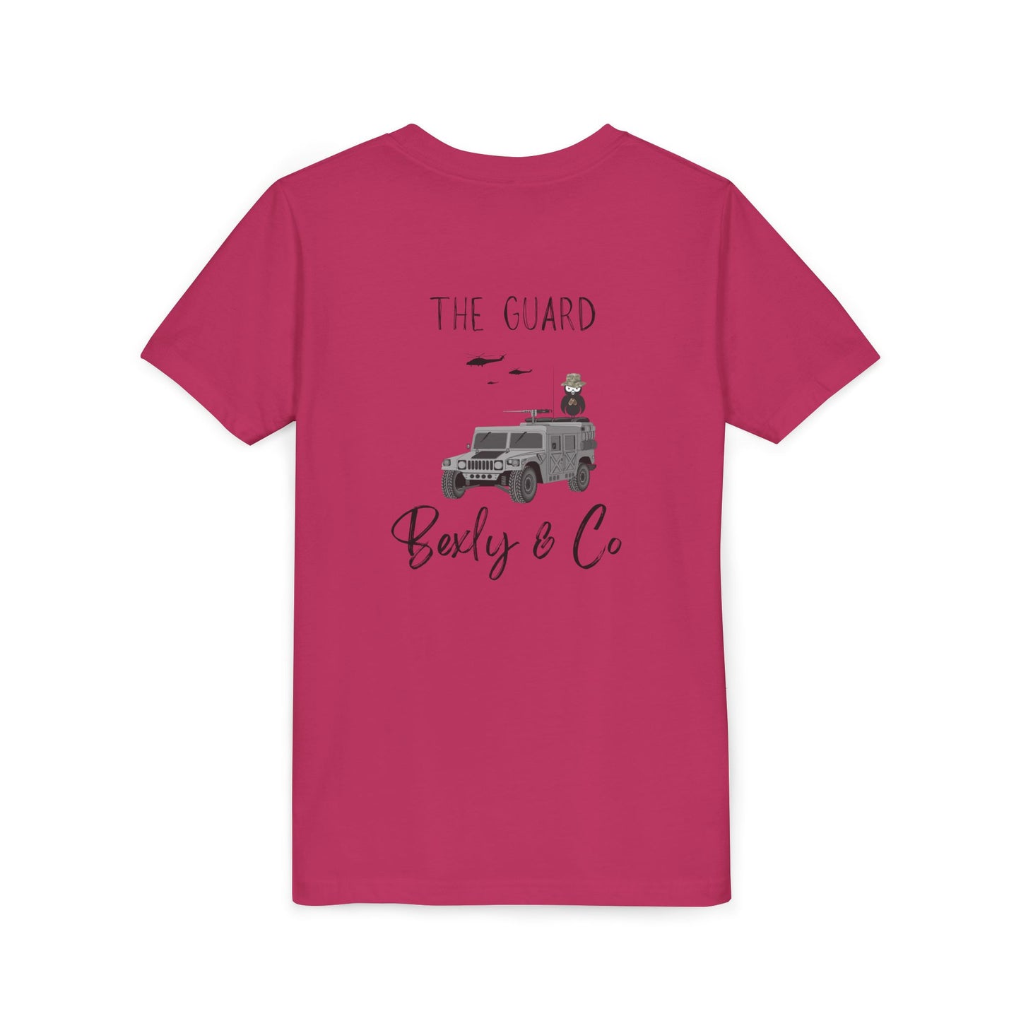 Adventure-Themed Youth Short Sleeve Tee - 'The Guard' Design