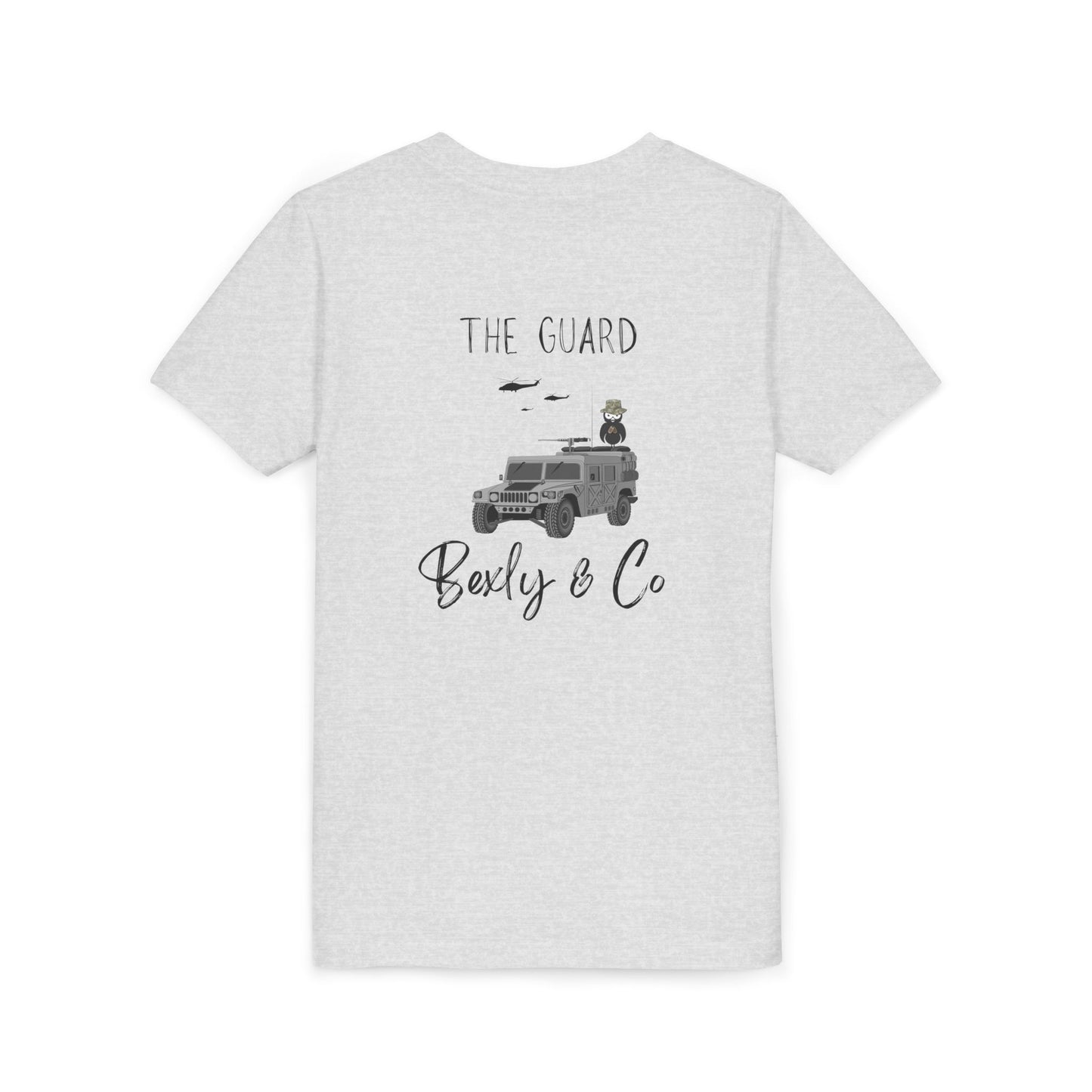 Adventure-Themed Youth Short Sleeve Tee - 'The Guard' Design