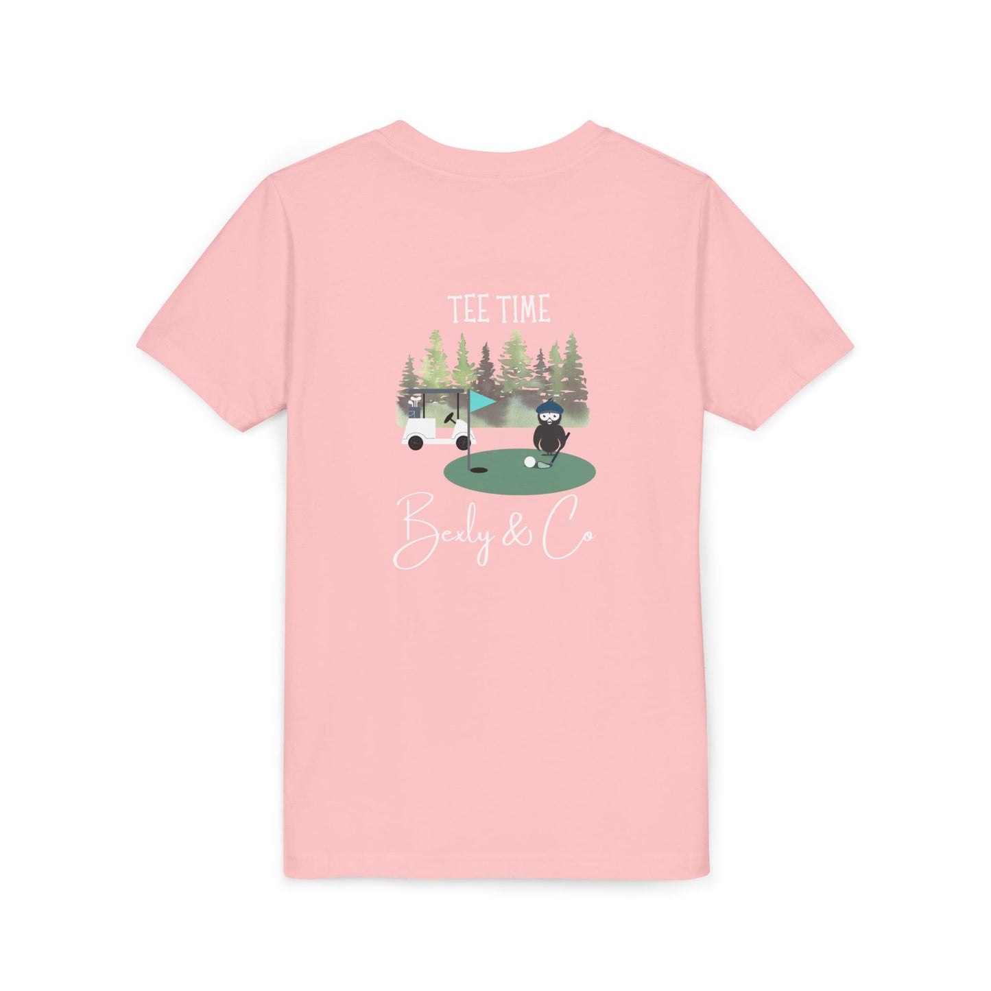 Youth Golf Cart Tee - Fun Short Sleeve T-Shirt for Kids