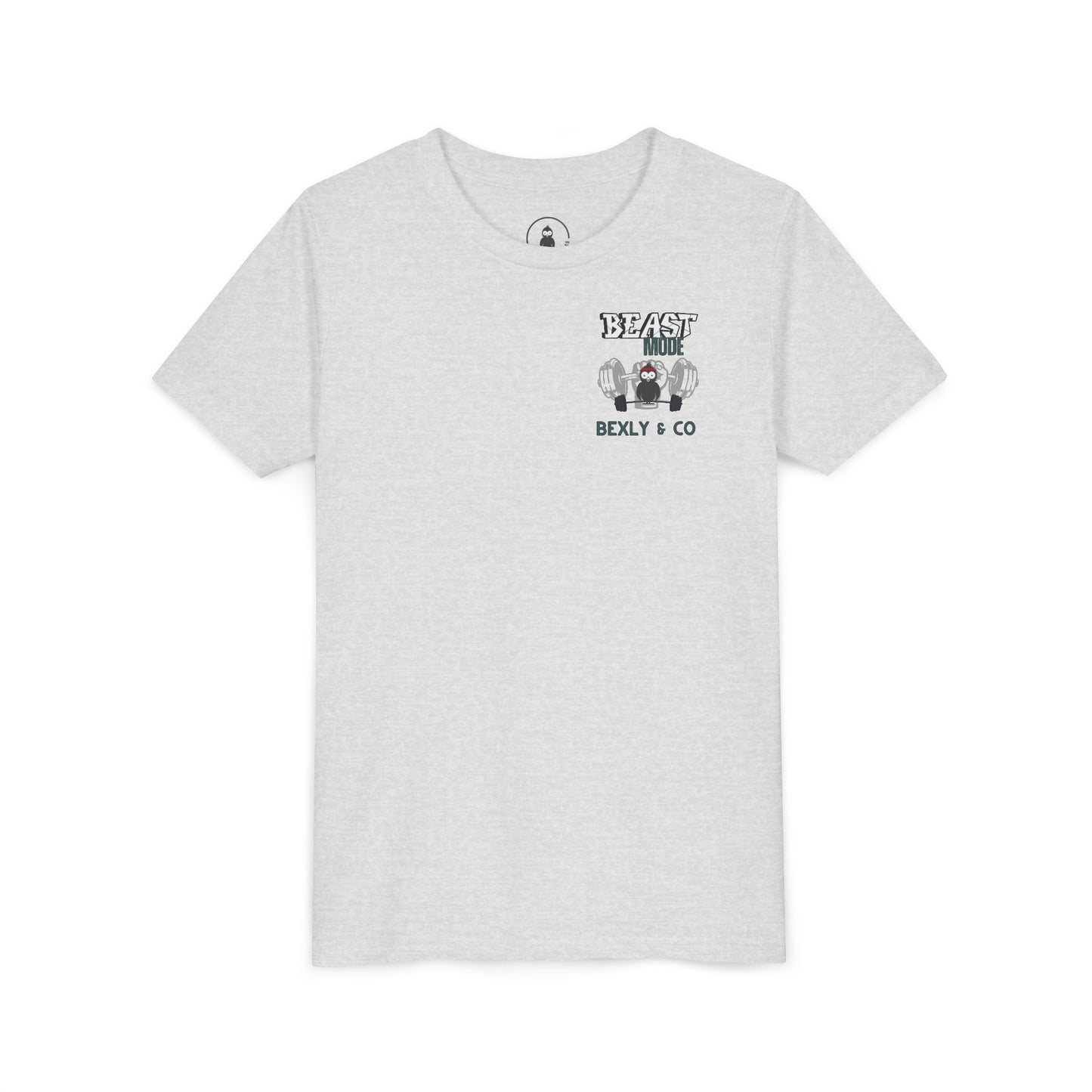 Beast Mode Youth Short Sleeve Tee | Fun & Active Kids Shirt for Fitness Lovers