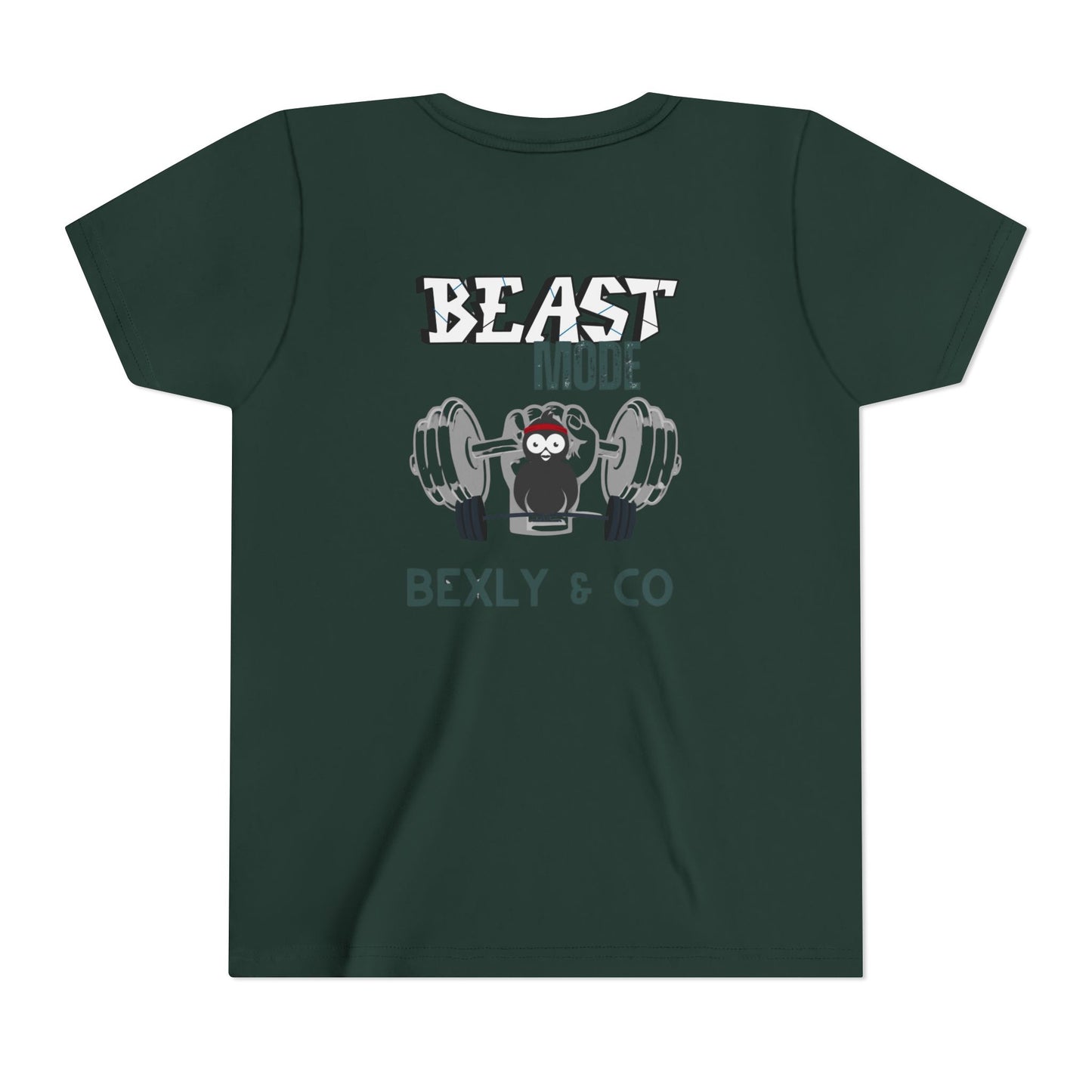 Beast Mode Youth Short Sleeve Tee | Fun & Active Kids Shirt for Fitness Lovers