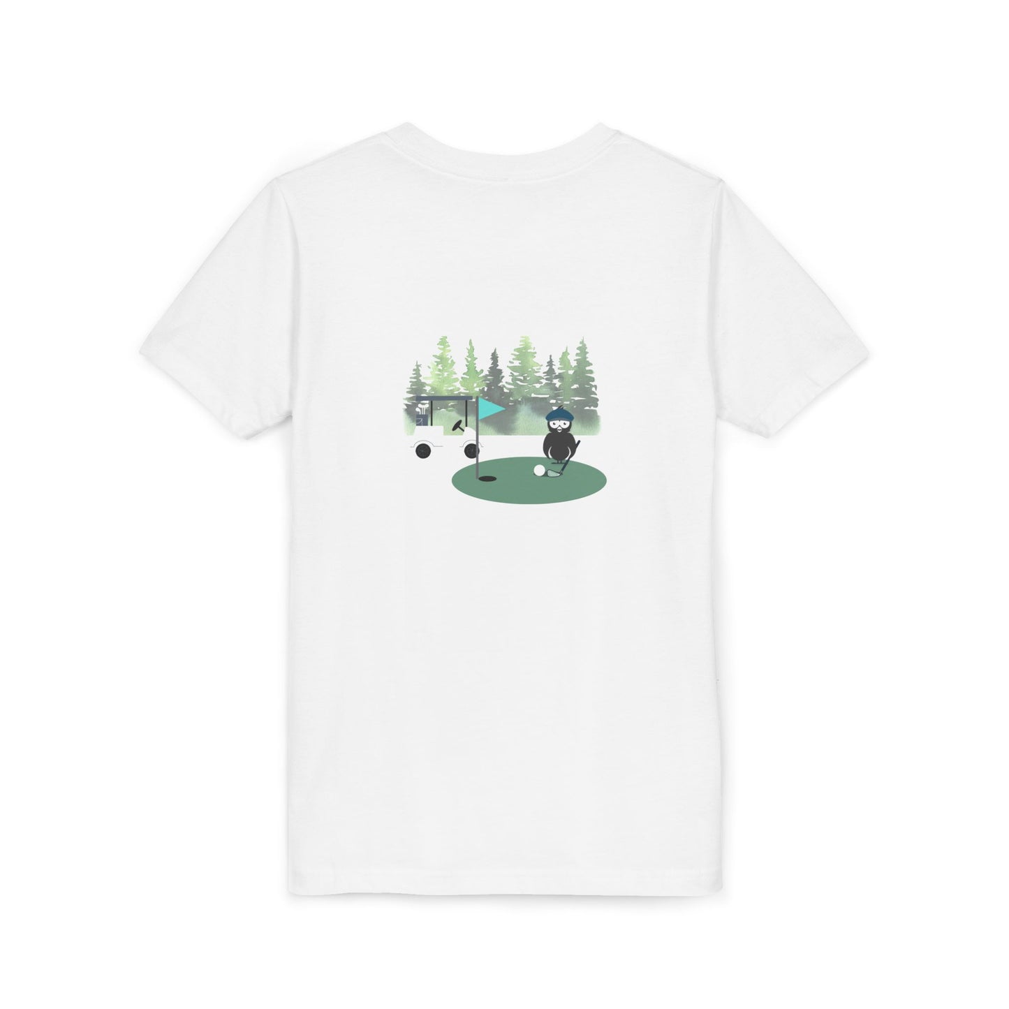Youth Golf Cart Tee - Fun Short Sleeve T-Shirt for Kids