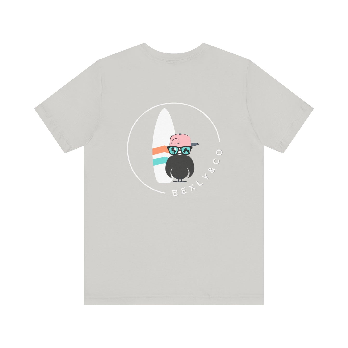 Unisex Stylish Tee- Surfer White Board