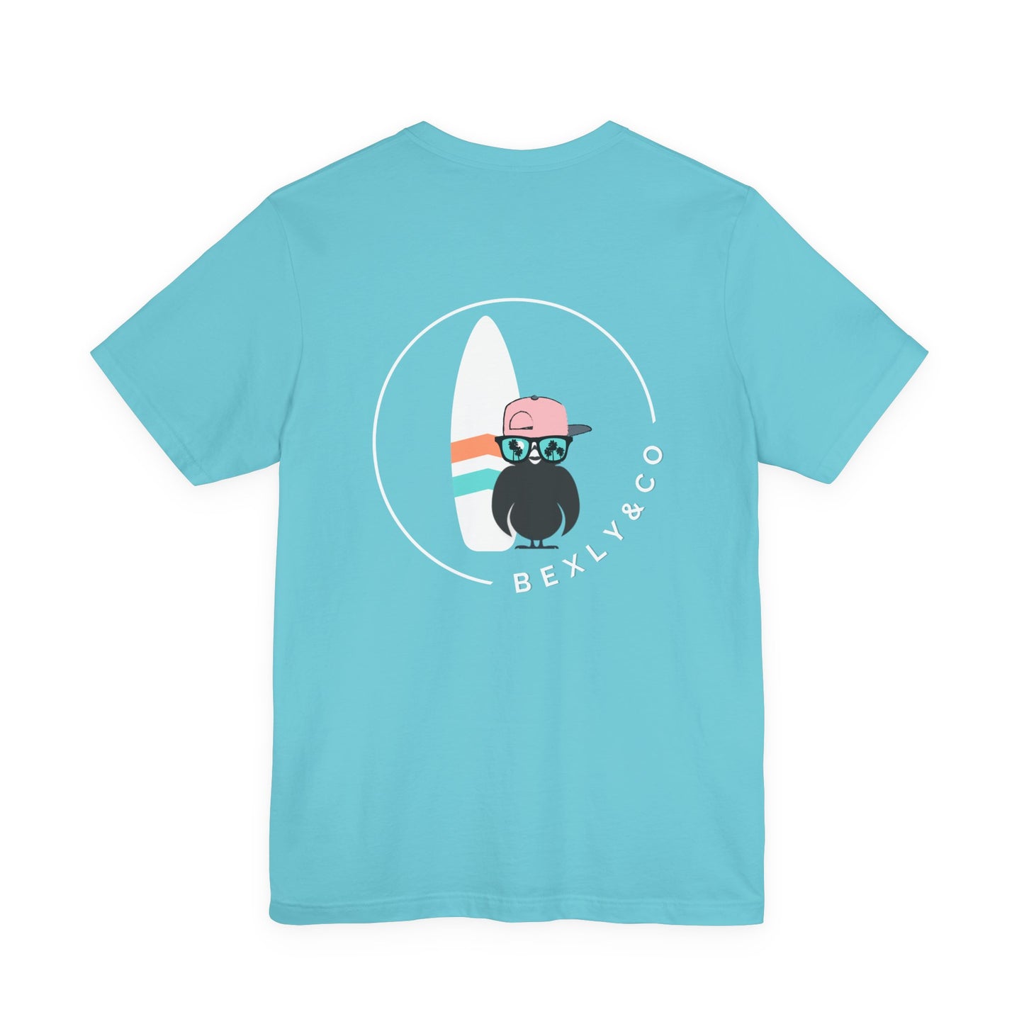 Unisex Stylish Tee- Surfer White Board
