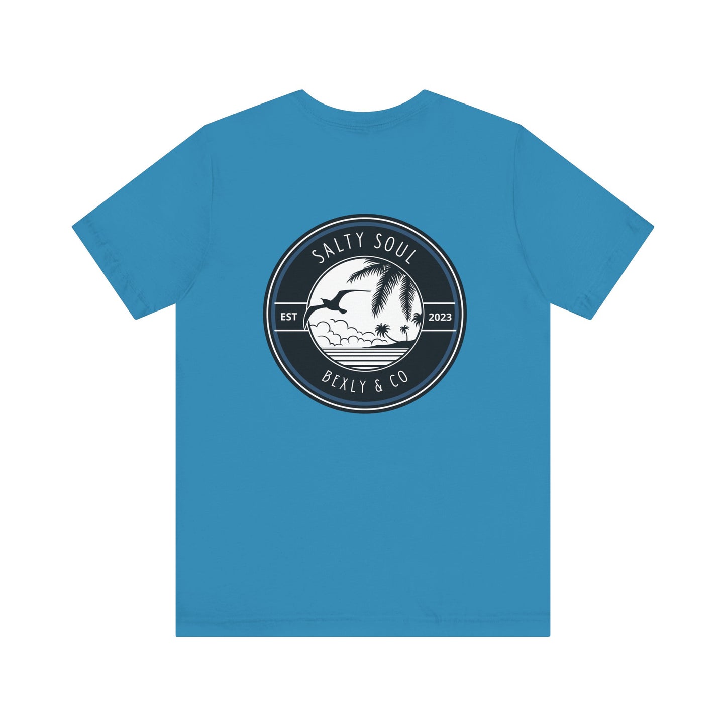 Salty Soul Unisex Tee - Beach Vibes, Summer Casual Wear, Great for Surfing, Gifts for Ocean Lovers, Relaxed Fit