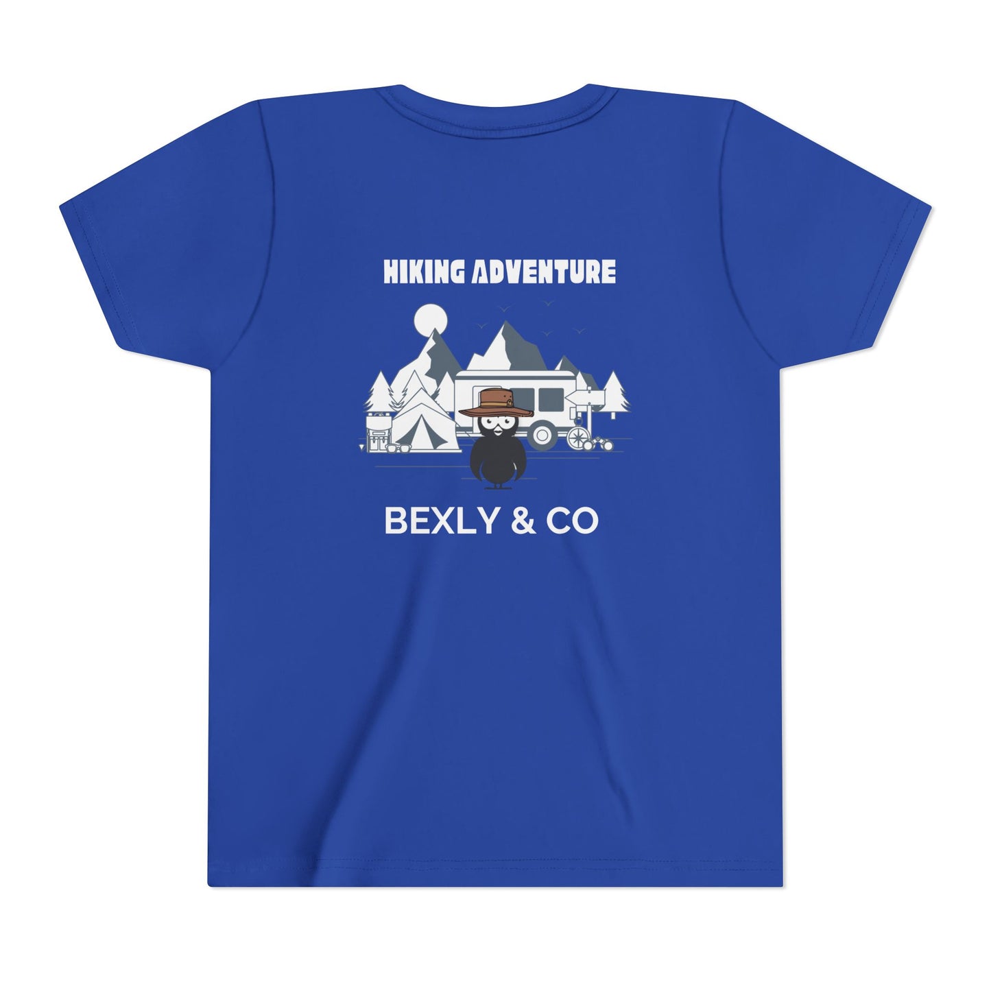 Hiking Adventure Youth Short Sleeve Tee - Fun Outdoor Vibes for Young Explorers