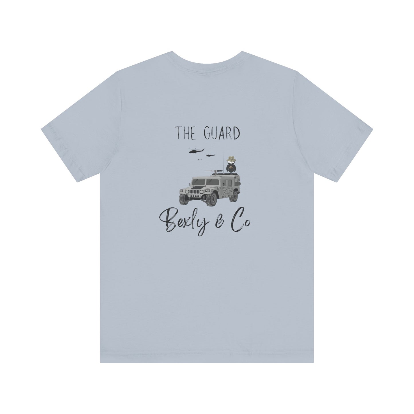 Unisex Short Sleeve Tee - The Guard Design for Adventure Lovers